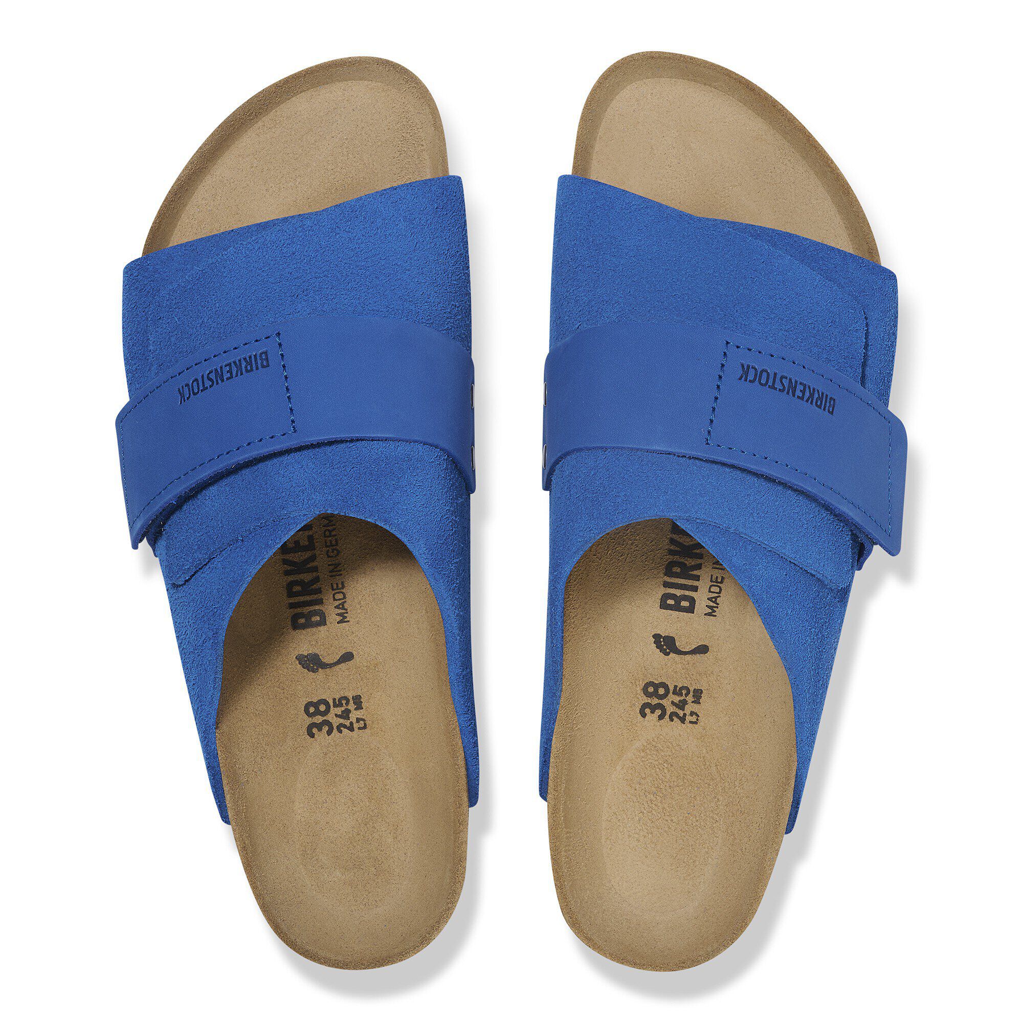 Birkenstock Kyoto Nubuck/Suede Leather Color: Taupe