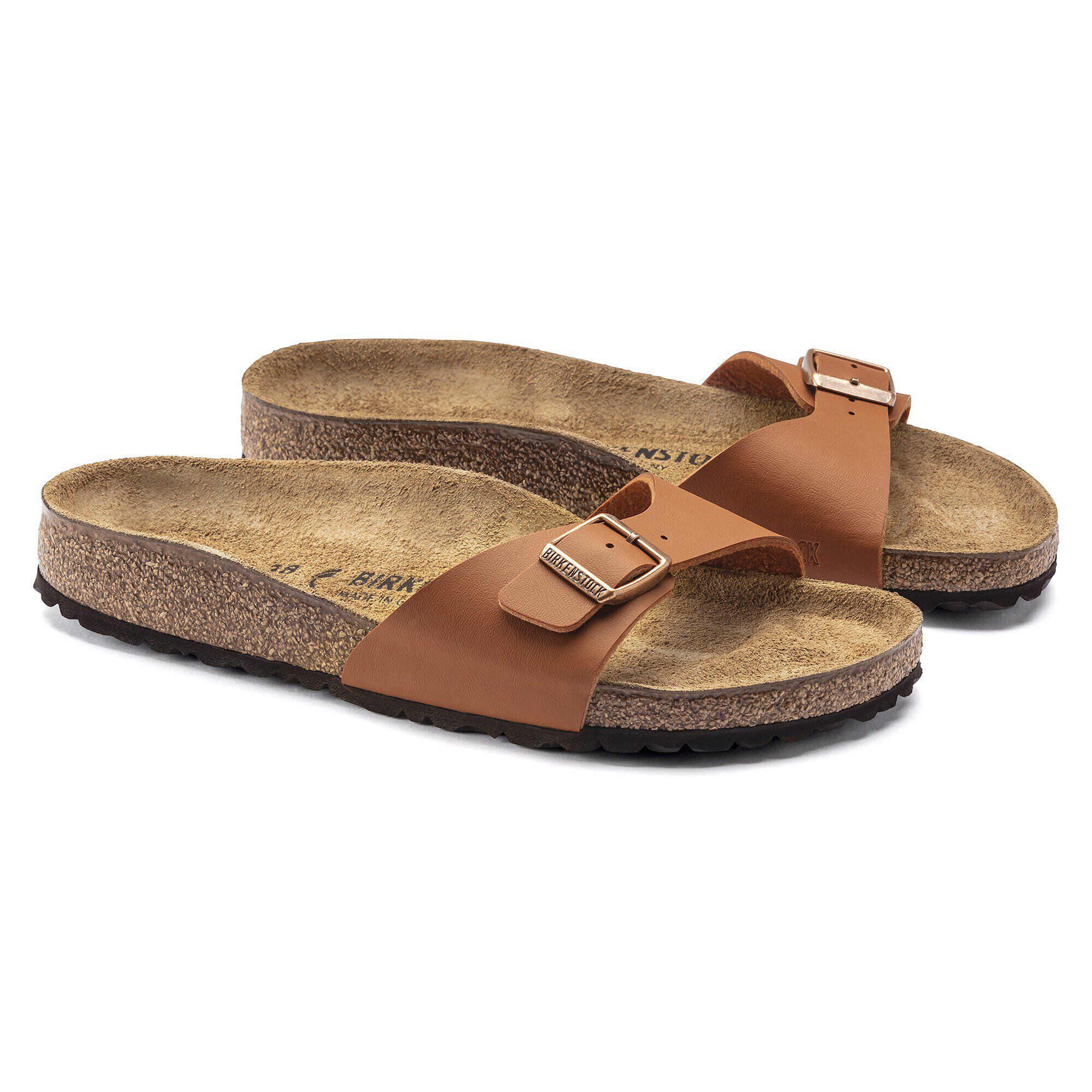 Birkenstock madrid brown leather Clearance