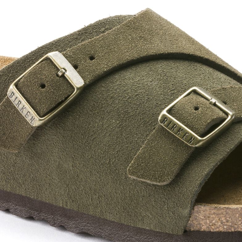 Zürich Suede Leather Soft Footbed Forest Zürich Suede Leather Soft Footbed Forest
