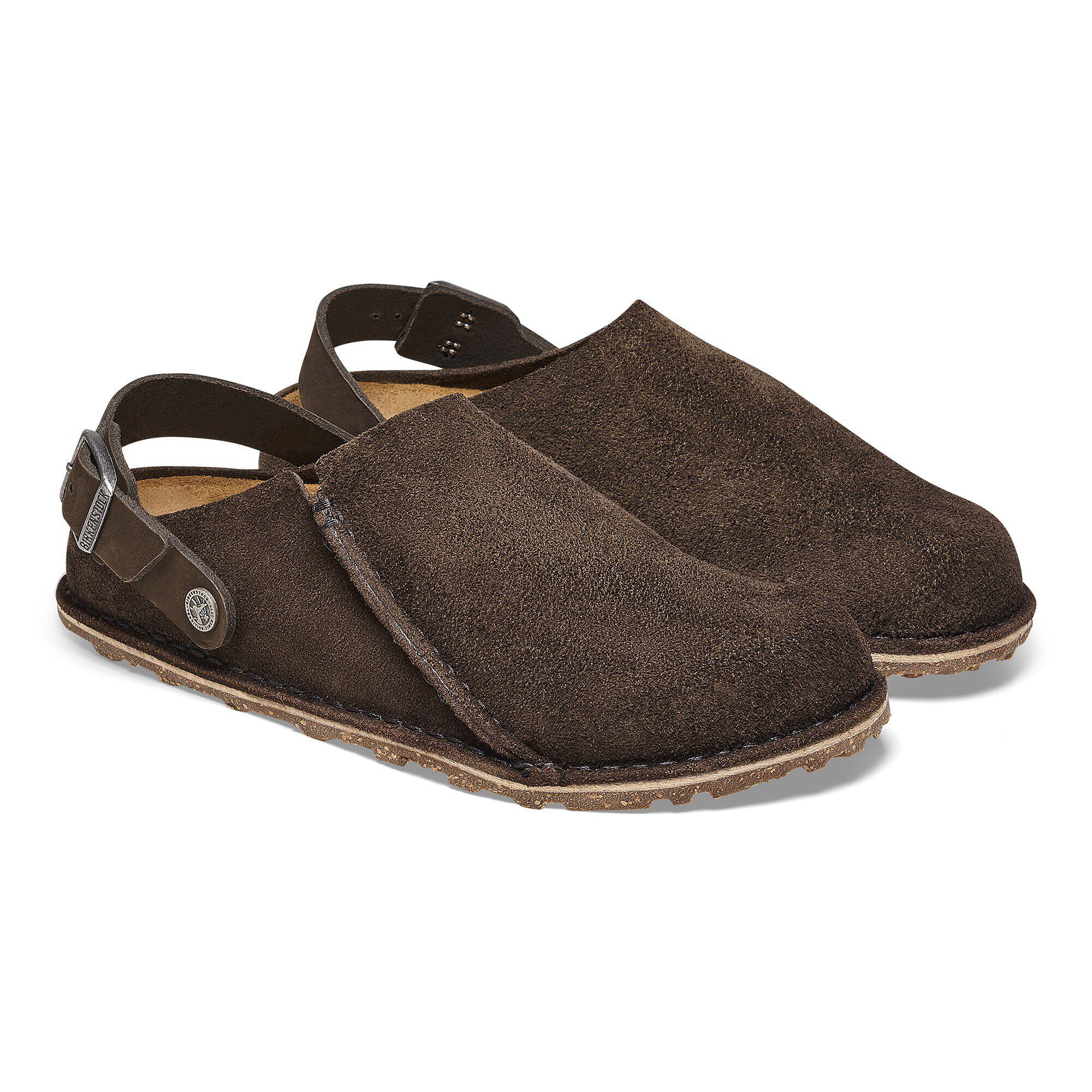 Lutry Premium Suede Suede Leather Gray Taupe | BIRKENSTOCK