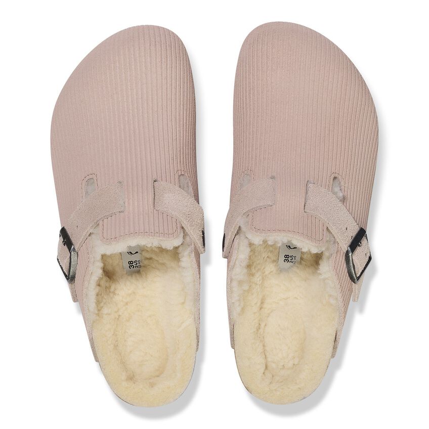 Boston VL Corduroy Teddy Shearling Suede Leather/Fur