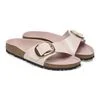 Madrid Big Buckle Natural Leather Patent