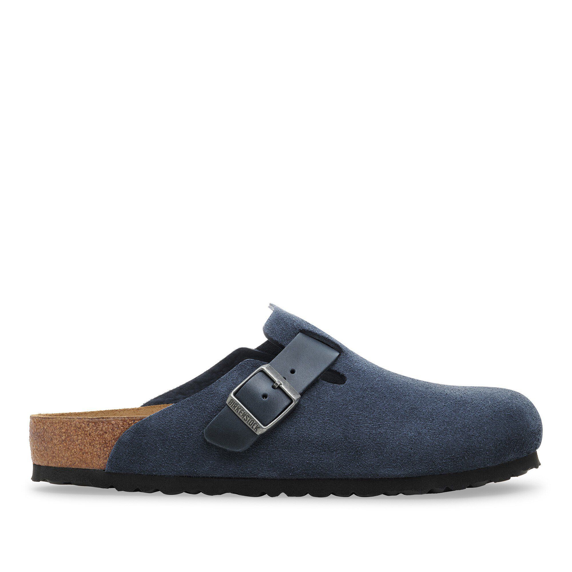 【最終値下げ 今月末削除】BIRKENSTOCK ボストン スエードブラック Boston / ボストン ミックスドレザー ニューネイビー | BIRKENSTOCK