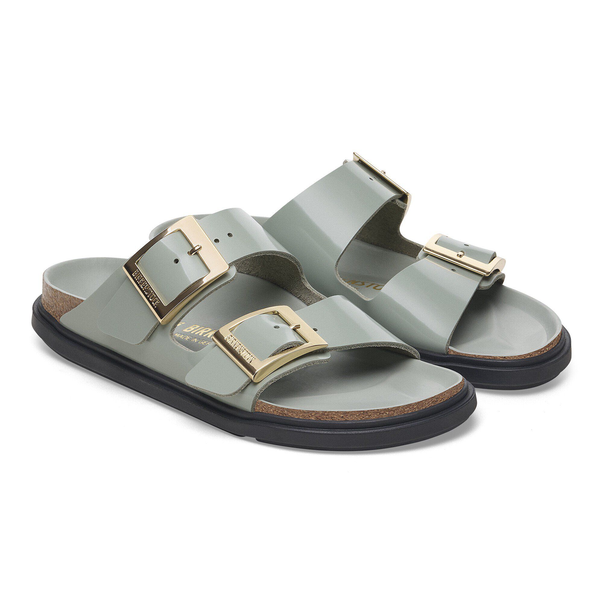 サンダル・ミュール BIRKENSTOCK Women Sandals 1029429 SAGE Green Arizona Soft Footbed Suede Leather Pure Sage | BIRKENSTOCK
