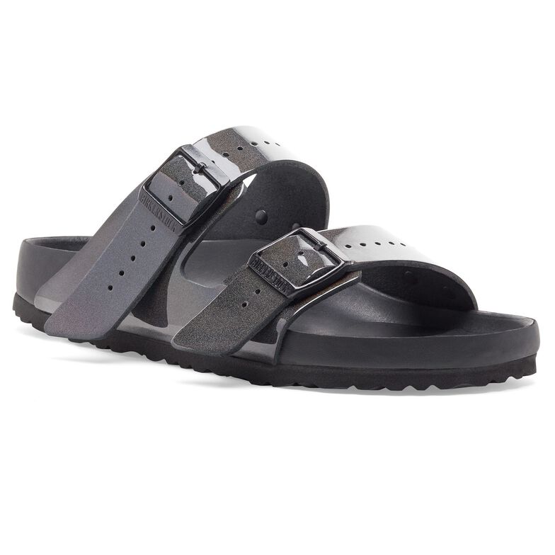 Rick Owens Arizona Naturleder Lack Black Iridescent