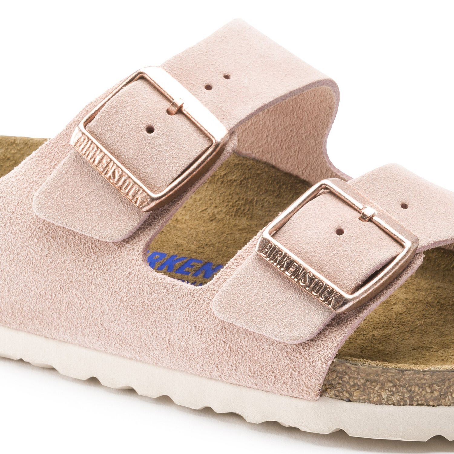 arizona suede leather in rose