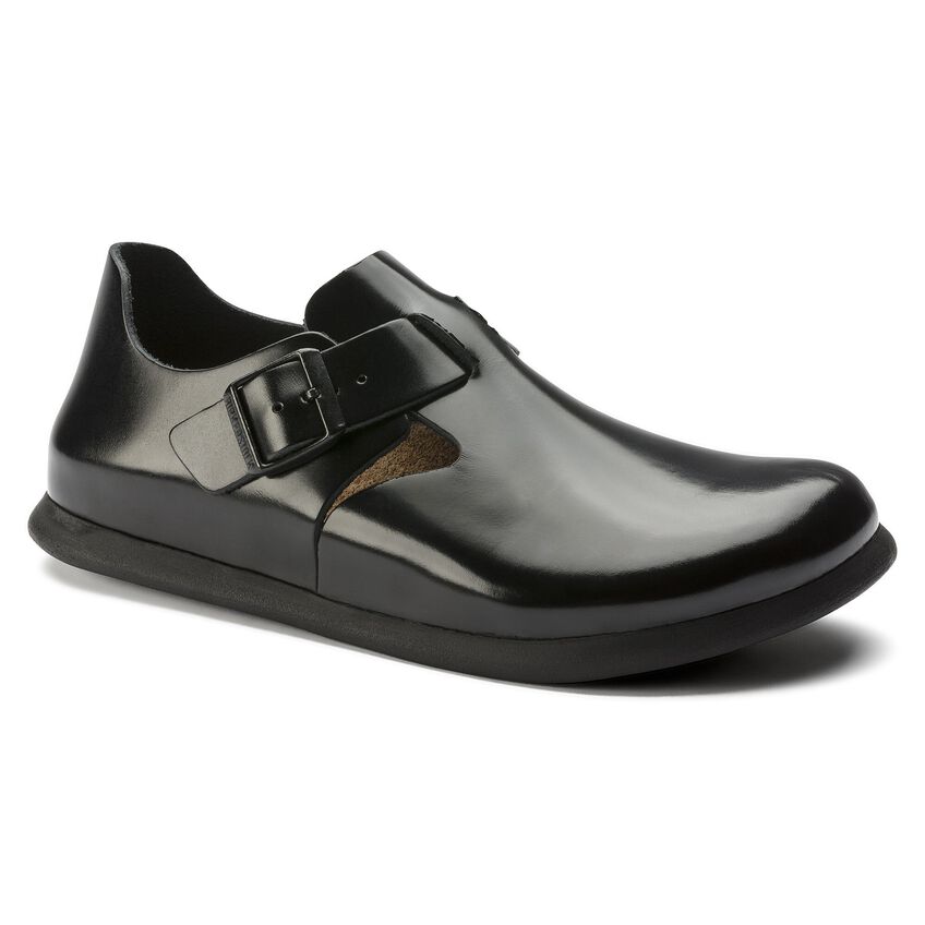 London Embossed Leather Patent シャイニーブラック