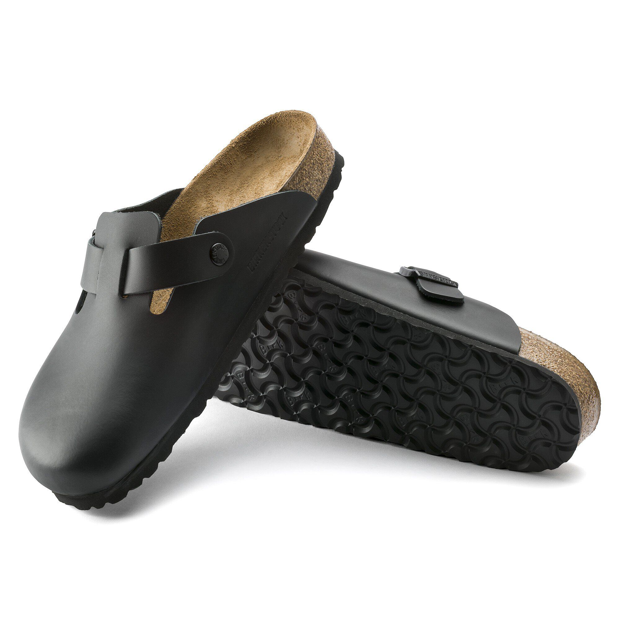 人気大割引 / Boston ボストン BIRKENSTOCK | ブラック スムースレザー 靴