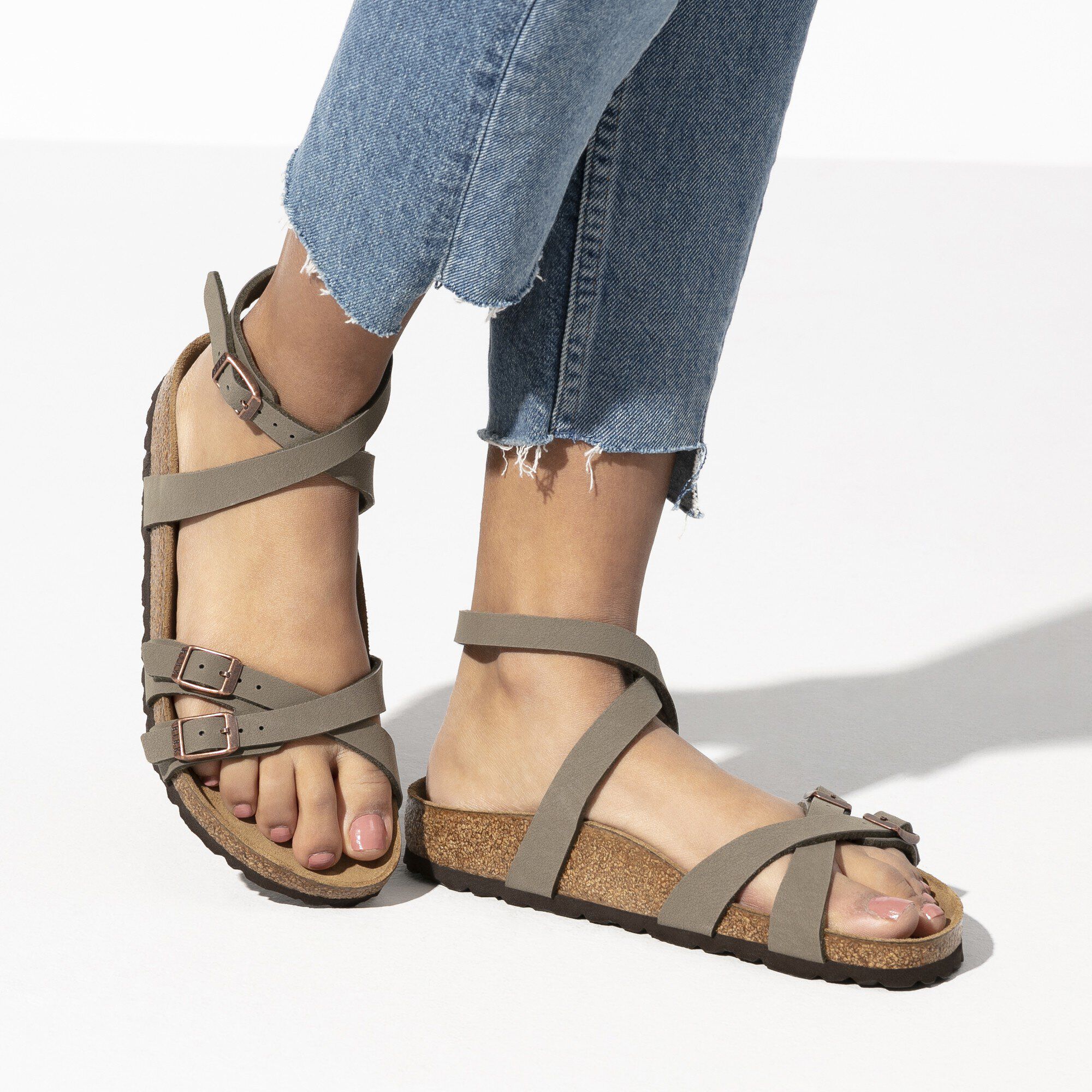 Birkenstock blanca stone clearance