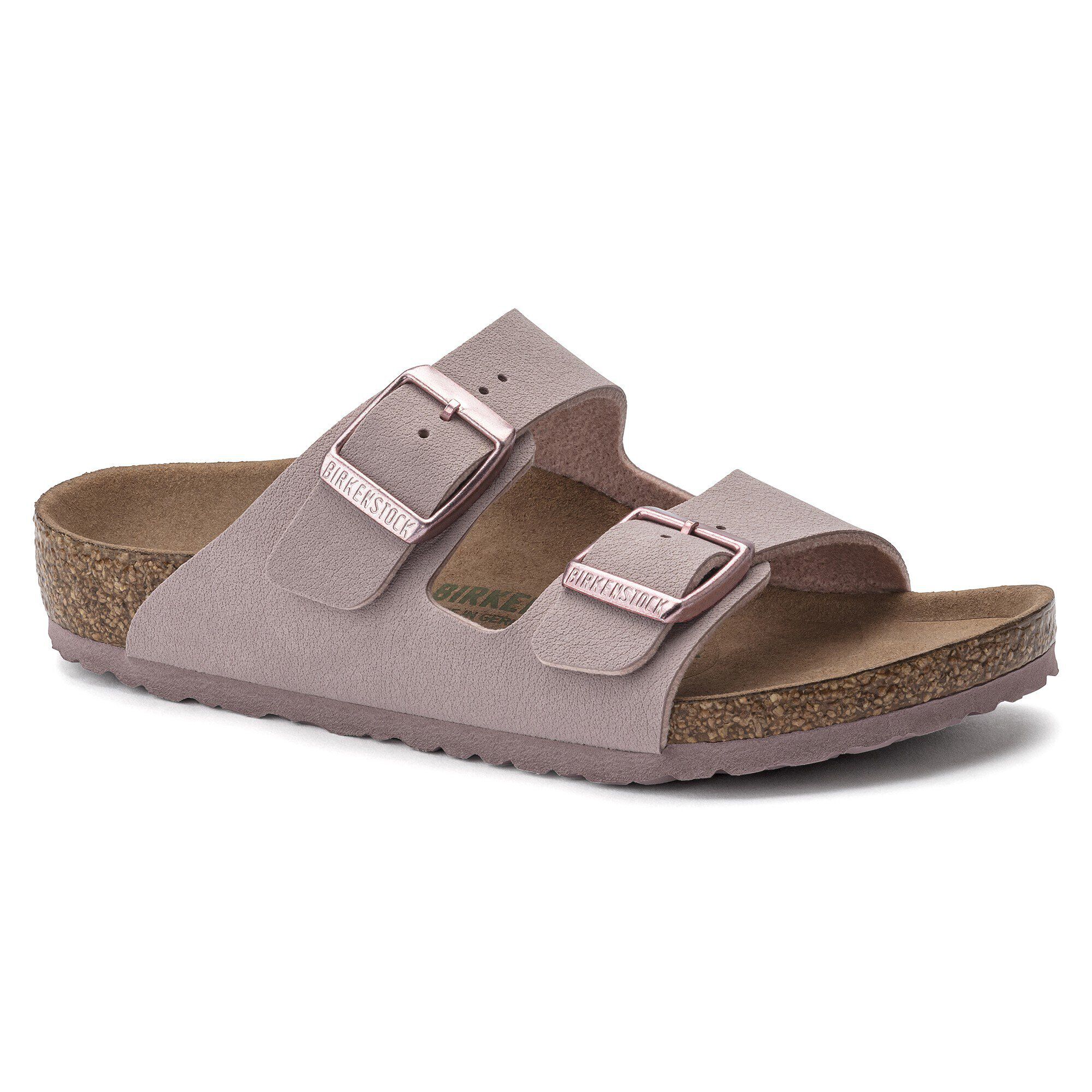 Arizona Kids Vegan Birko Flor Nubuck Lavender Blush BIRKENSTOCK
