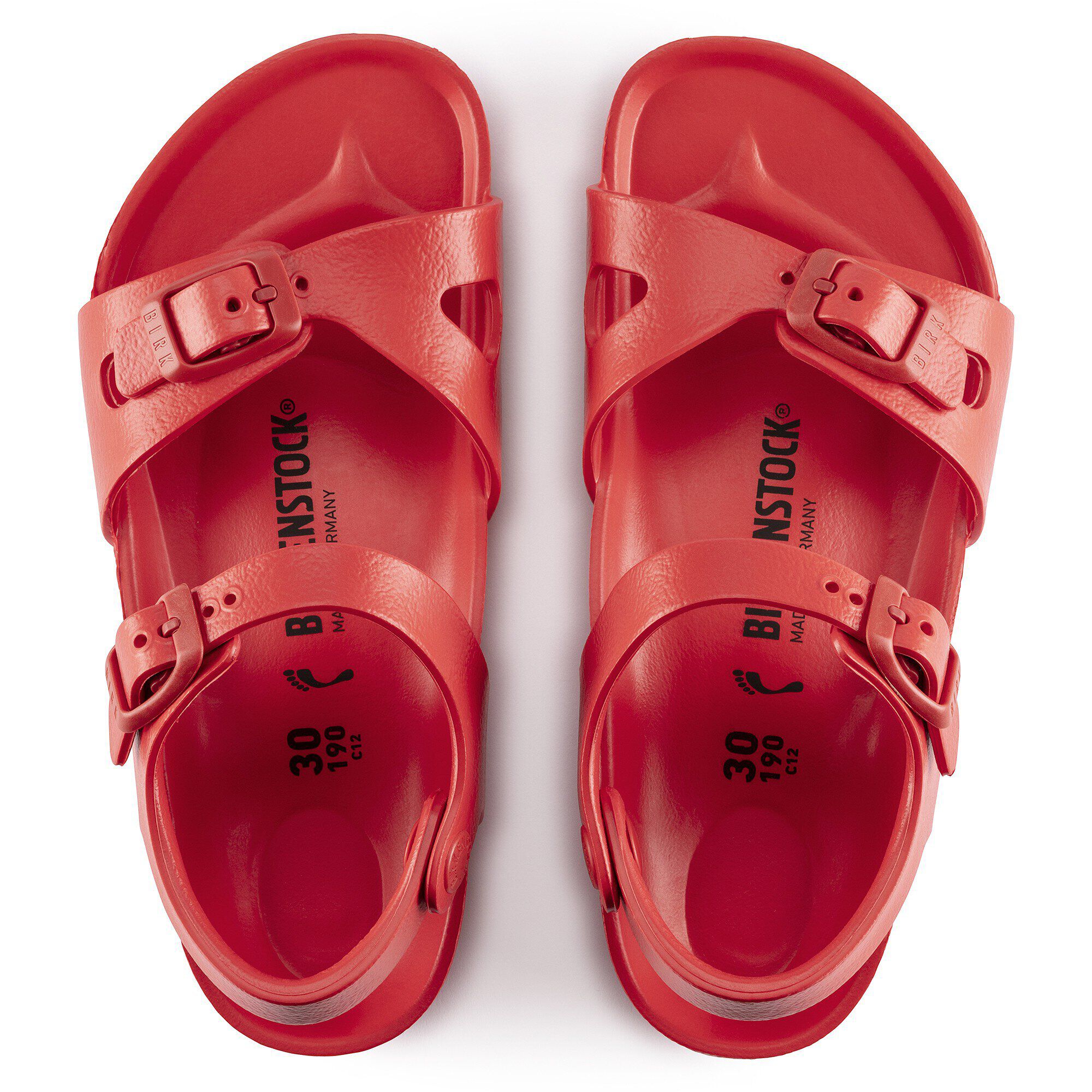 Red birkenstock arizona eva sale