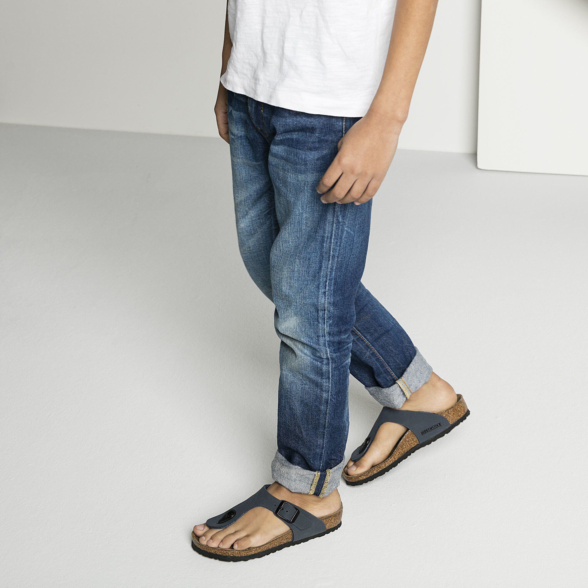 Gizeh Kids Birko Flor Birkibuc navy BIRKENSTOCK