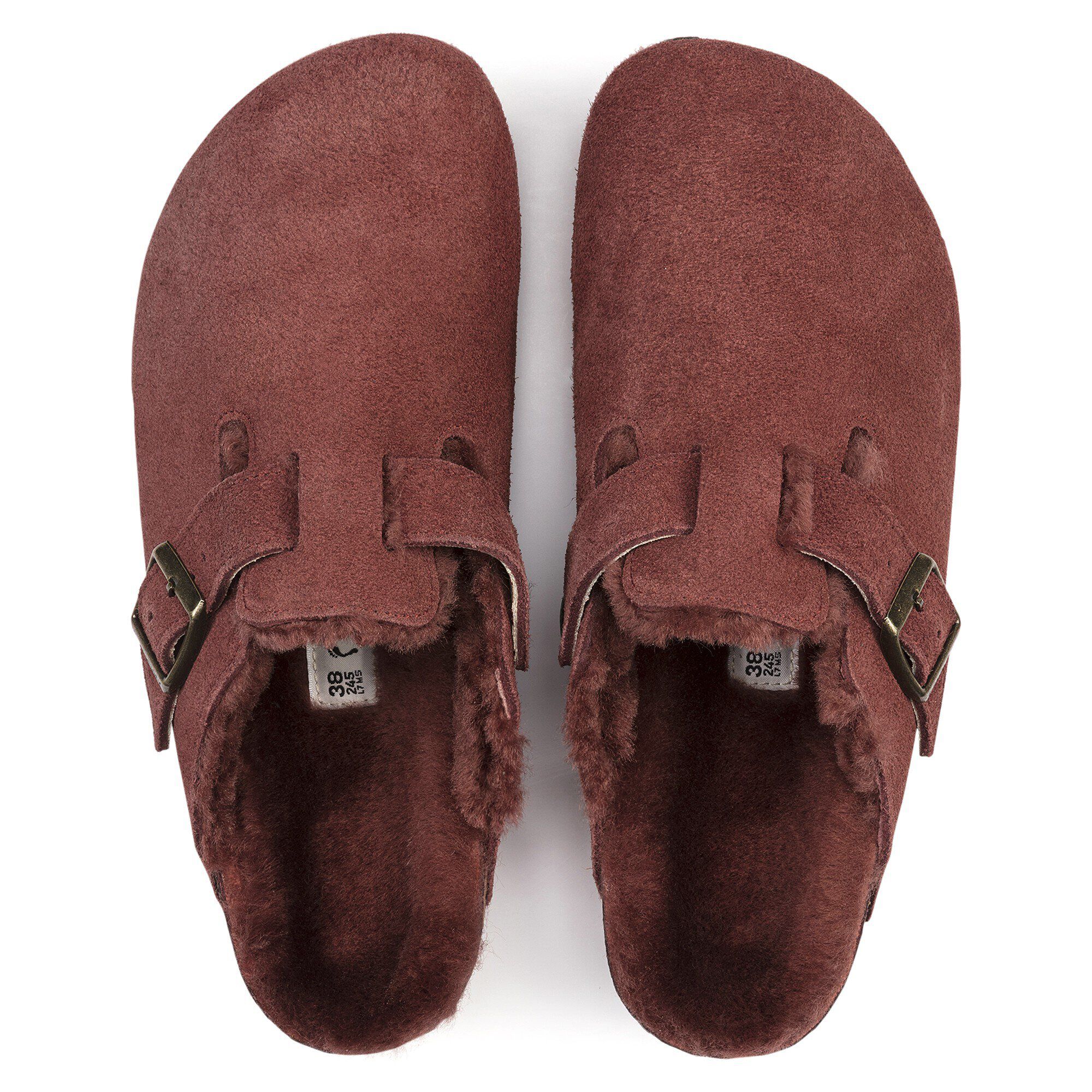 birkenstock boston shearling port