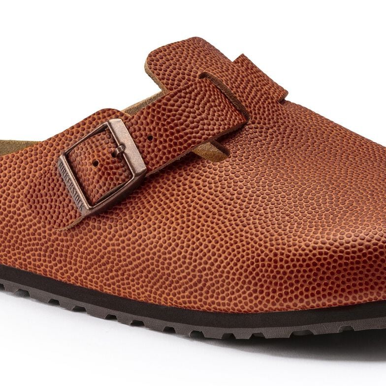 Boston Horween Natural Leather Embossed Boston Horween Natural Leather Embossed
