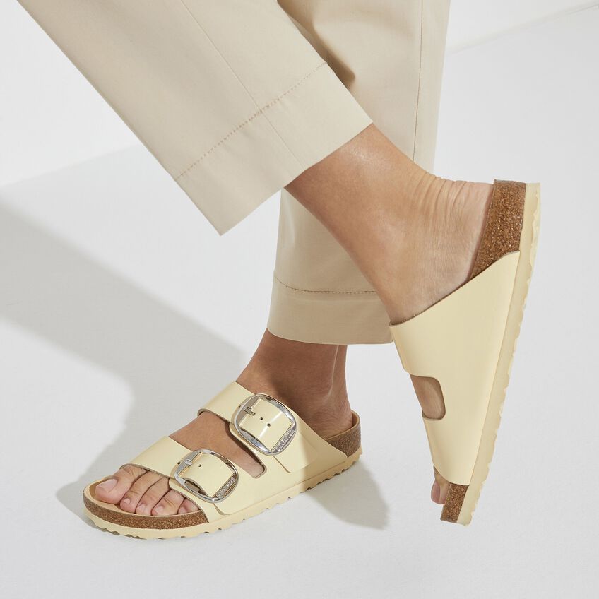 Arizona Big Buckle Natural Leather Patent