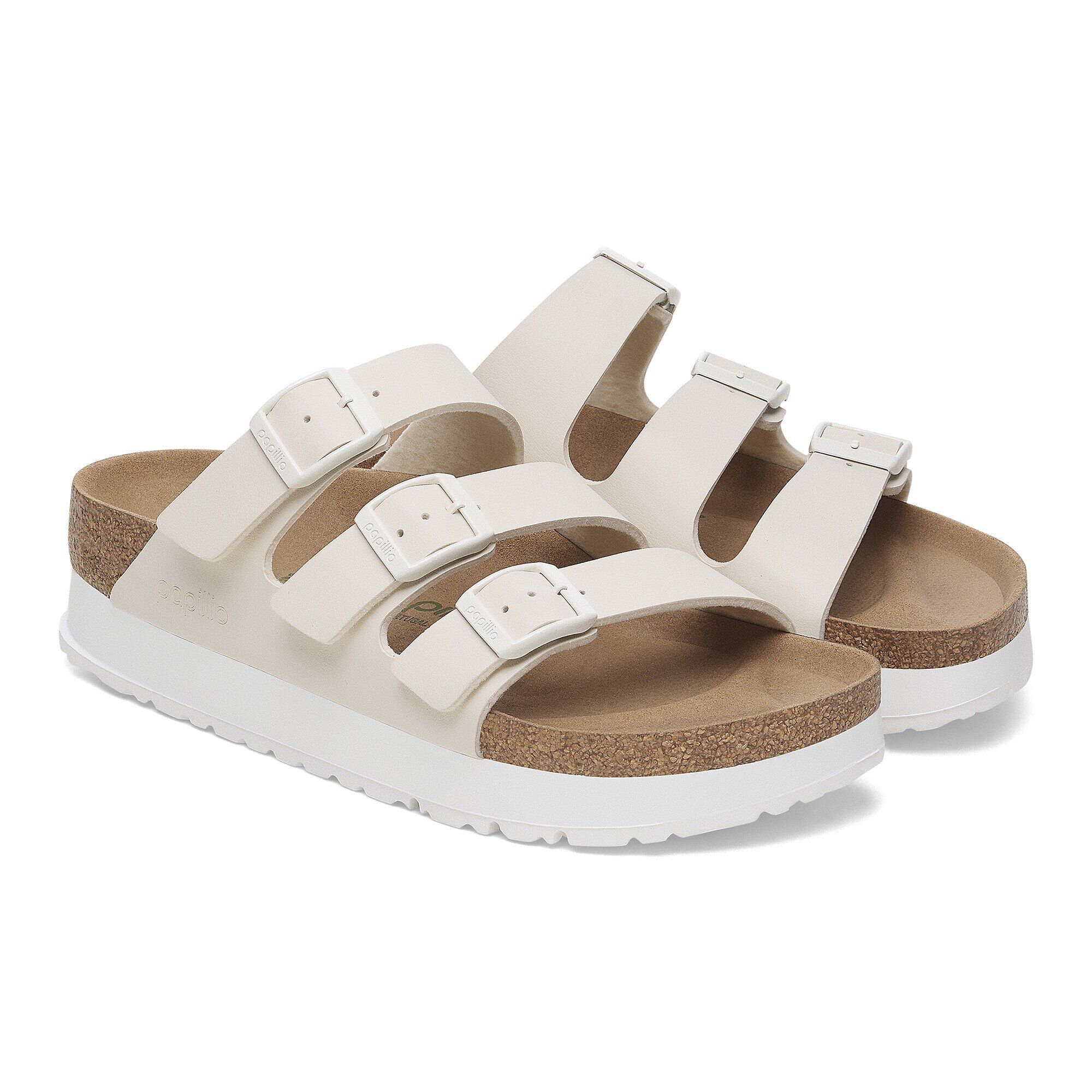 高評価レビュー Platform Flex Florida Birko-Flor BIRKENSTOCK | Eggshell 靴