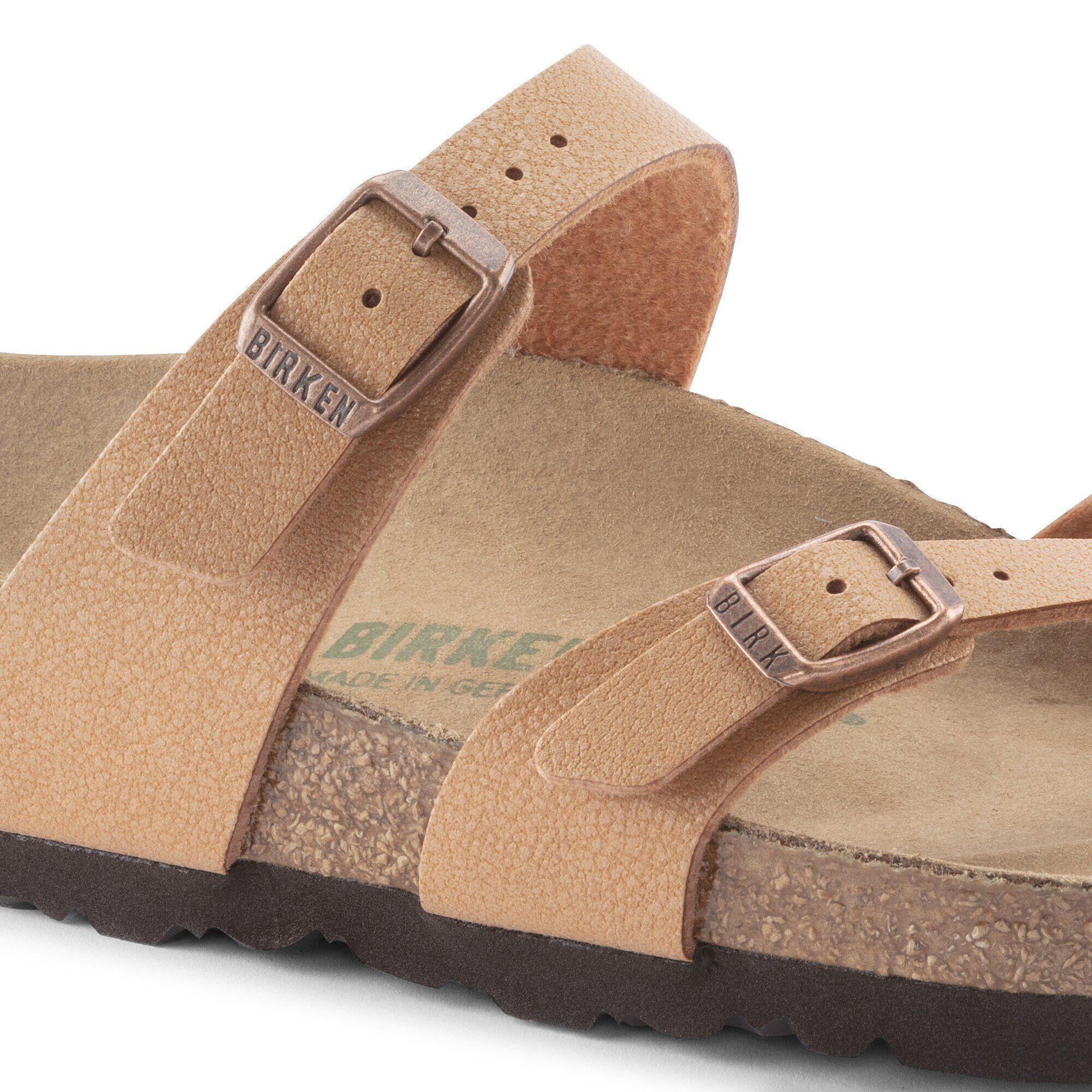 Mayari Vegan Birko Flor Birkibuc Pecan BIRKENSTOCK