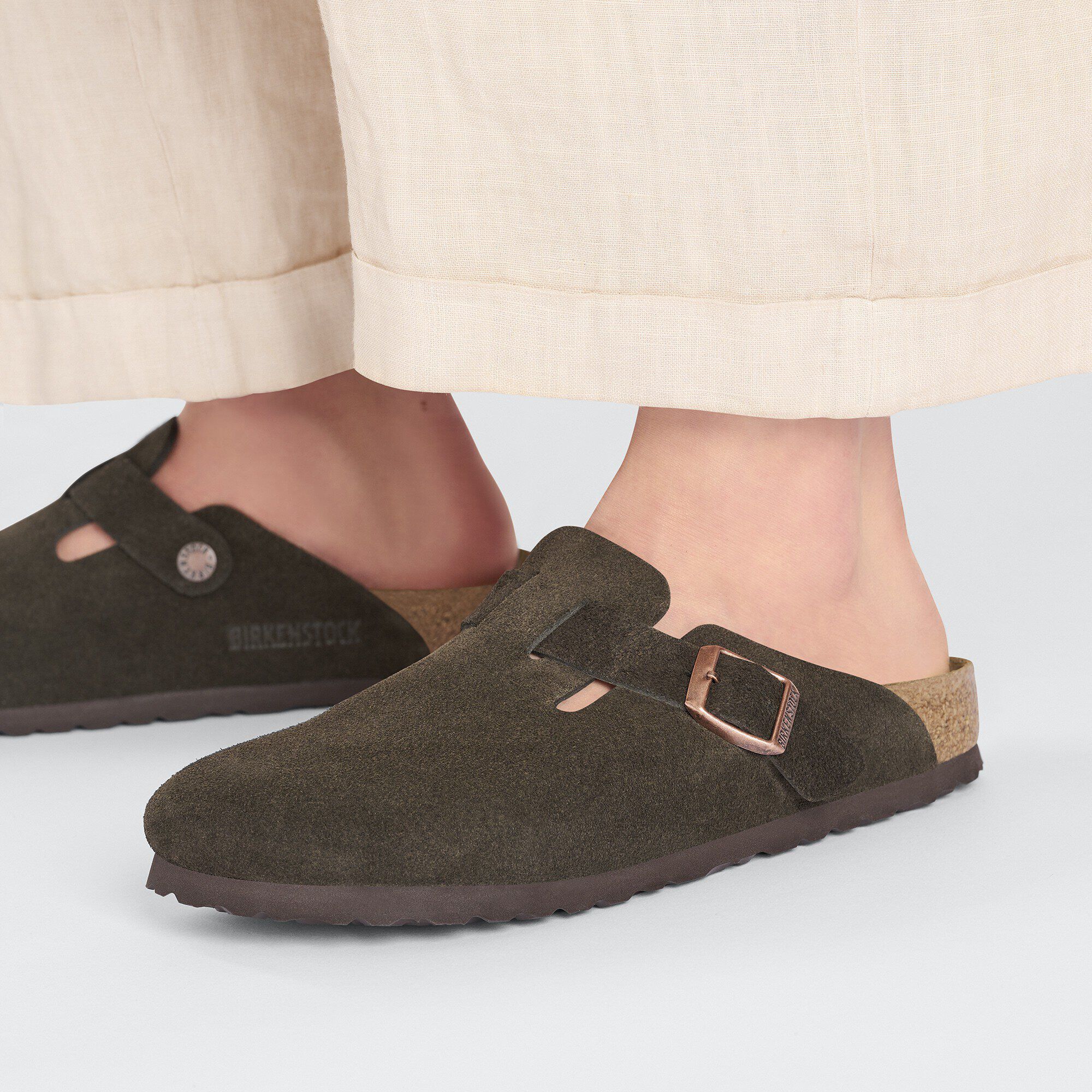 Boston / ボストン スエードレザー モカ | BIRKENSTOCK