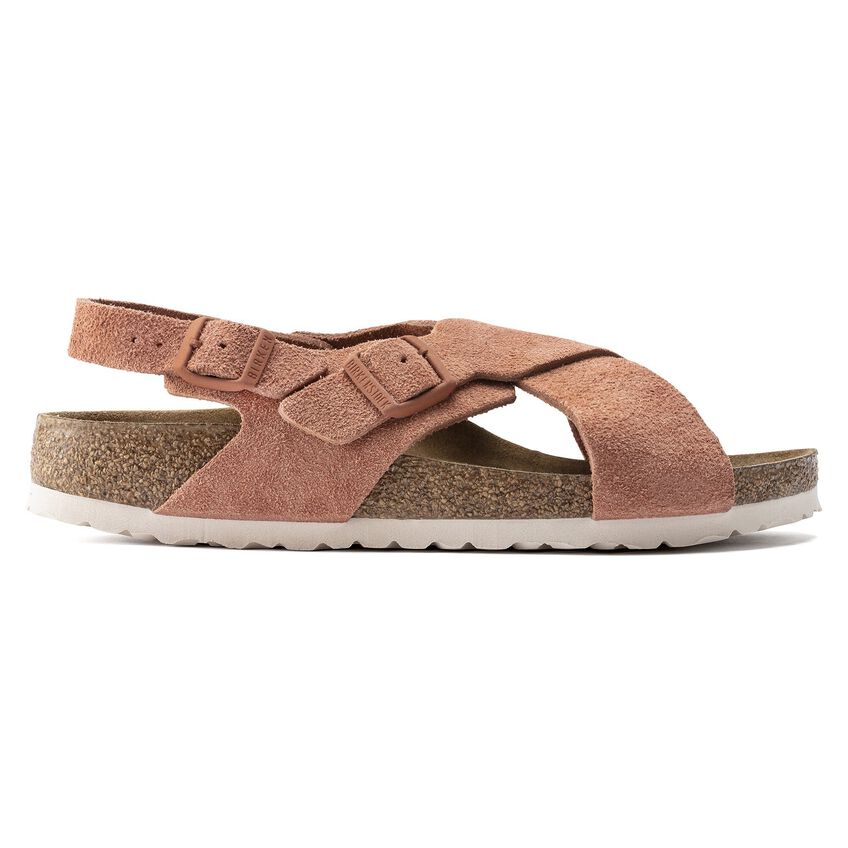 arabisk Udtale Viva Tulum Soft Footbed Suede Leather Earth Red | BIRKENSTOCK