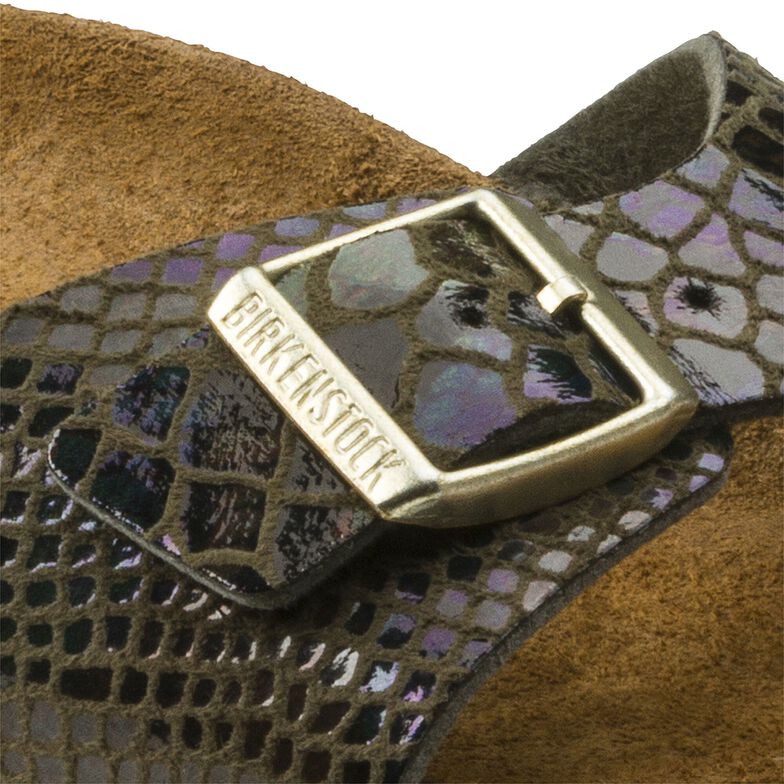 Madrid Birko-Flor Shiny Snake Olive Madrid Birko-Flor Shiny Snake Olive