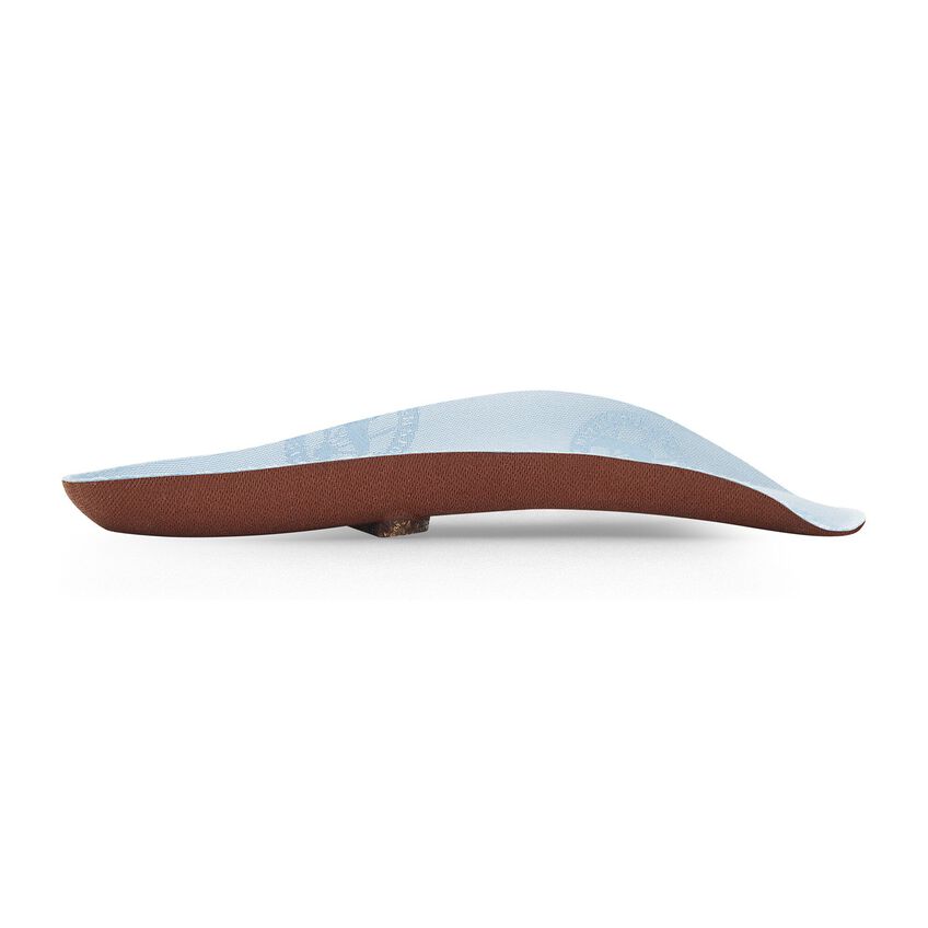 Blue Footbed Heels