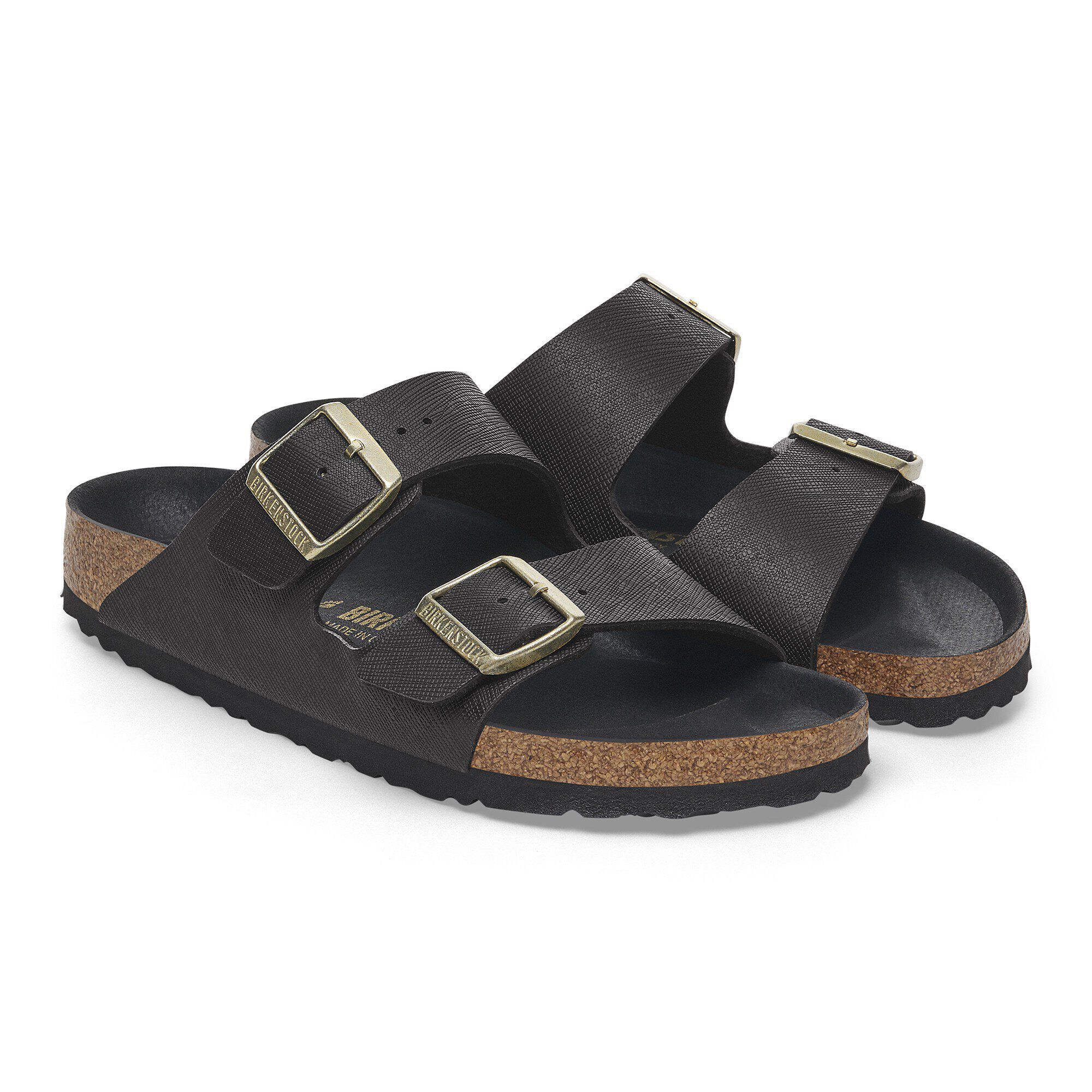 サンダル・ミュール BIRKENSTOCK Women Sandals 1029385FLORIDABLACK Black Florida Flex Platform Birko-Flor Black | BIRKENSTOCK