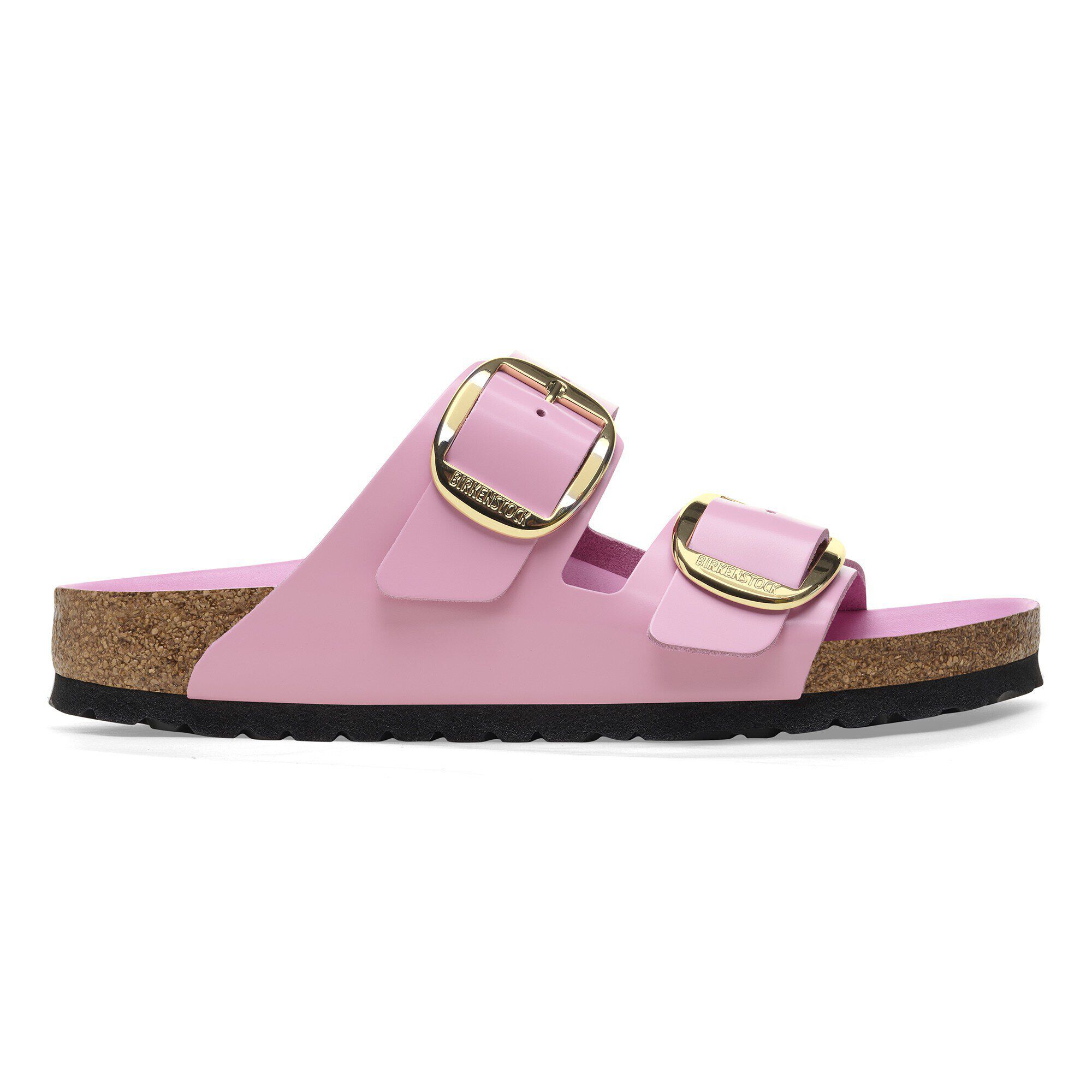 【関税&送料込】Birkenstock Arizona Big Buckle Patent Leathe Arizona Big Buckle Natural Leather Patent High-Shine Fondant