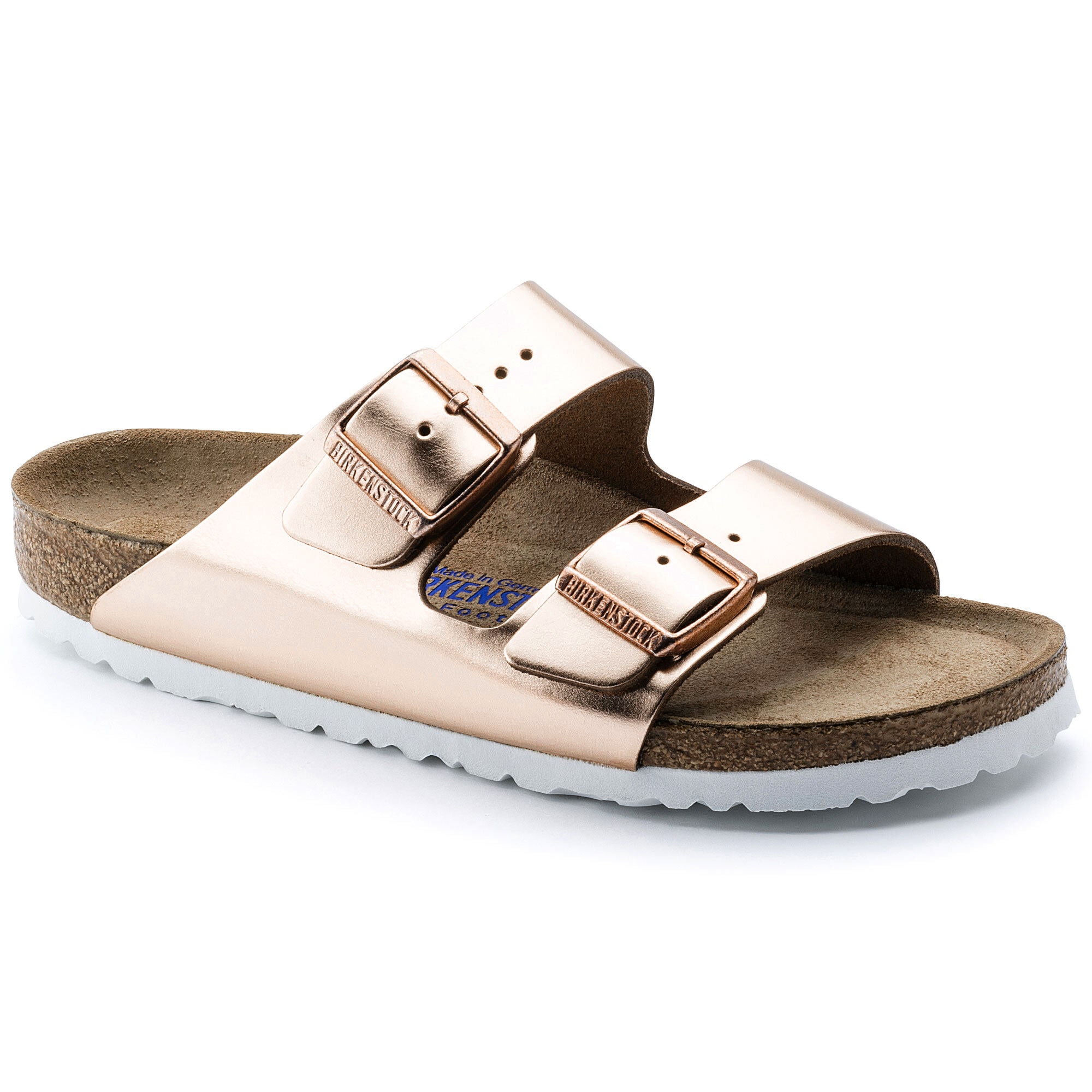 birkenstock boston metallic copper