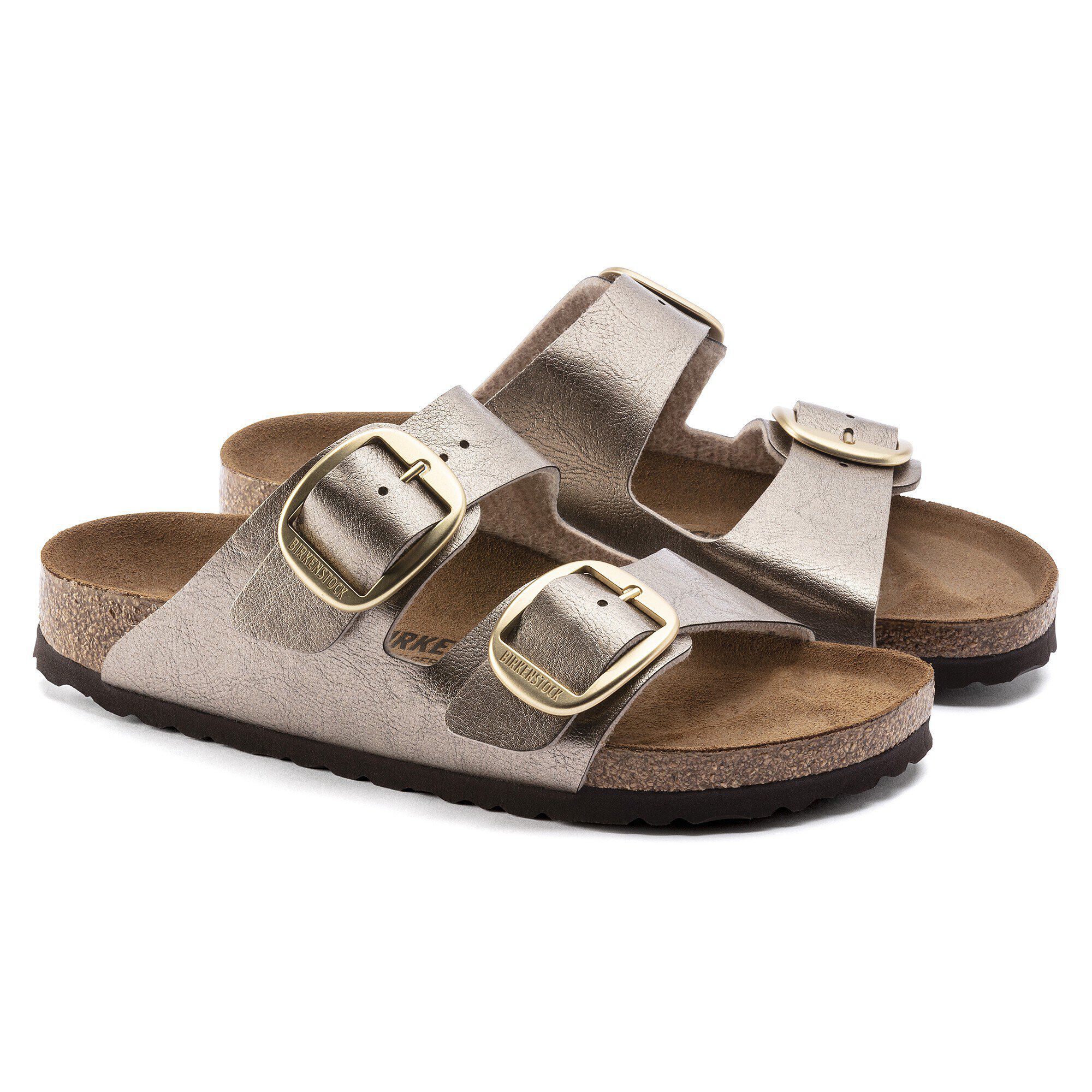Arizona Big Buckle Birko-Flor Graceful Taupe | BIRKENSTOCK
