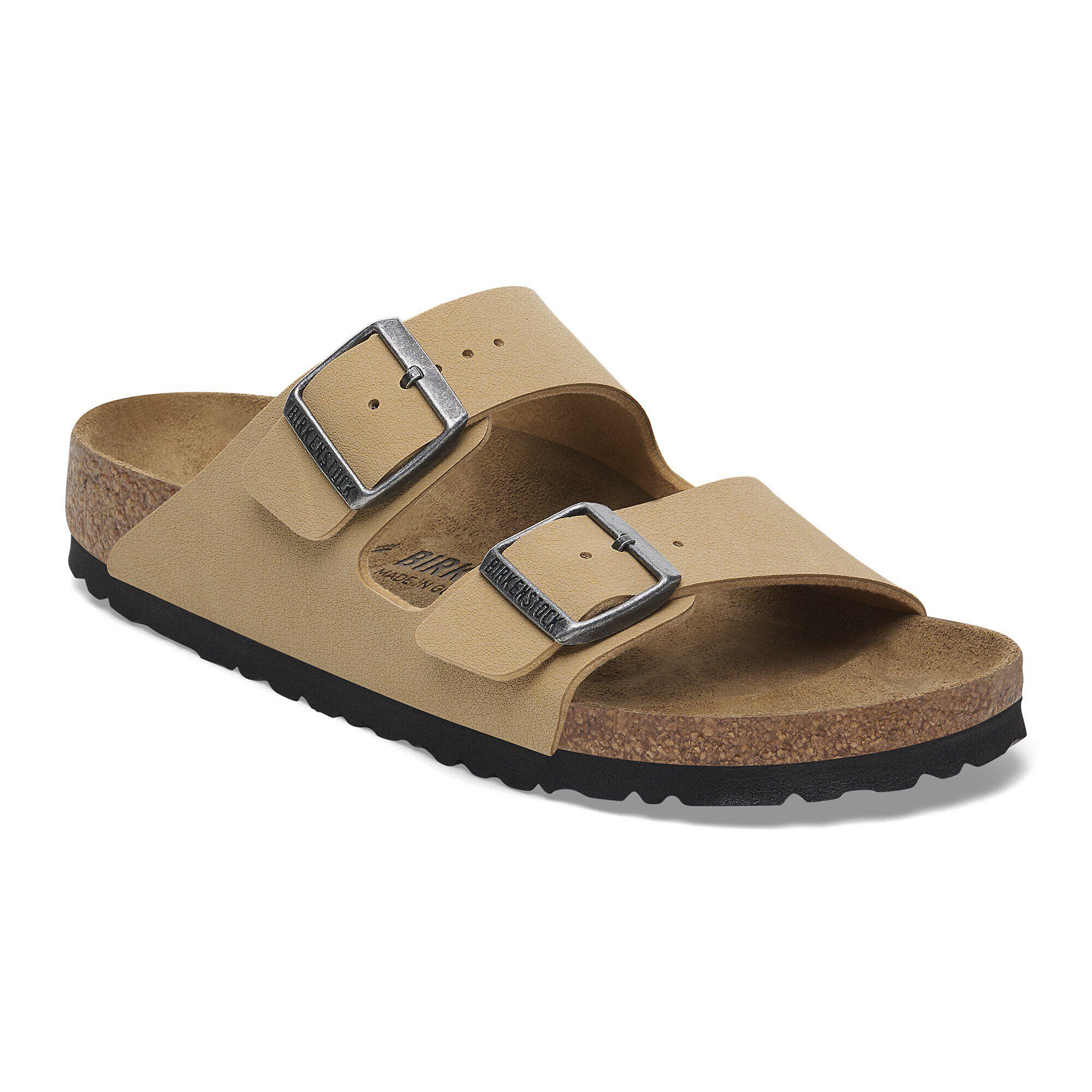 Arizona Birko-Flor Nubuk Latte Cream | BIRKENSTOCK
