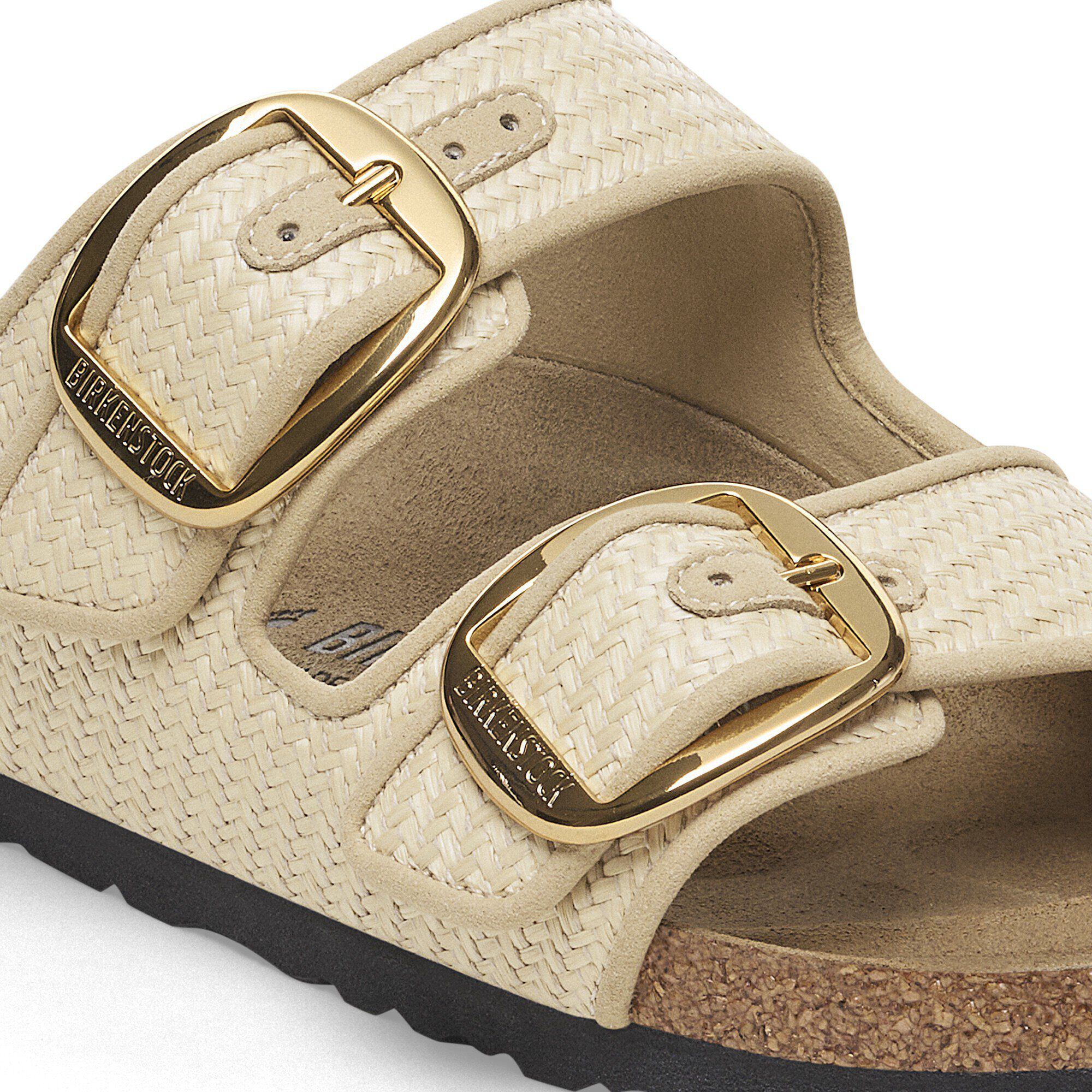 BIRKENSTOCK ☆ARIZONA BIG BUCKLE☆37☆美品 Arizona Big Buckle Raffia / アリゾナ ビッグバックル ラフィア