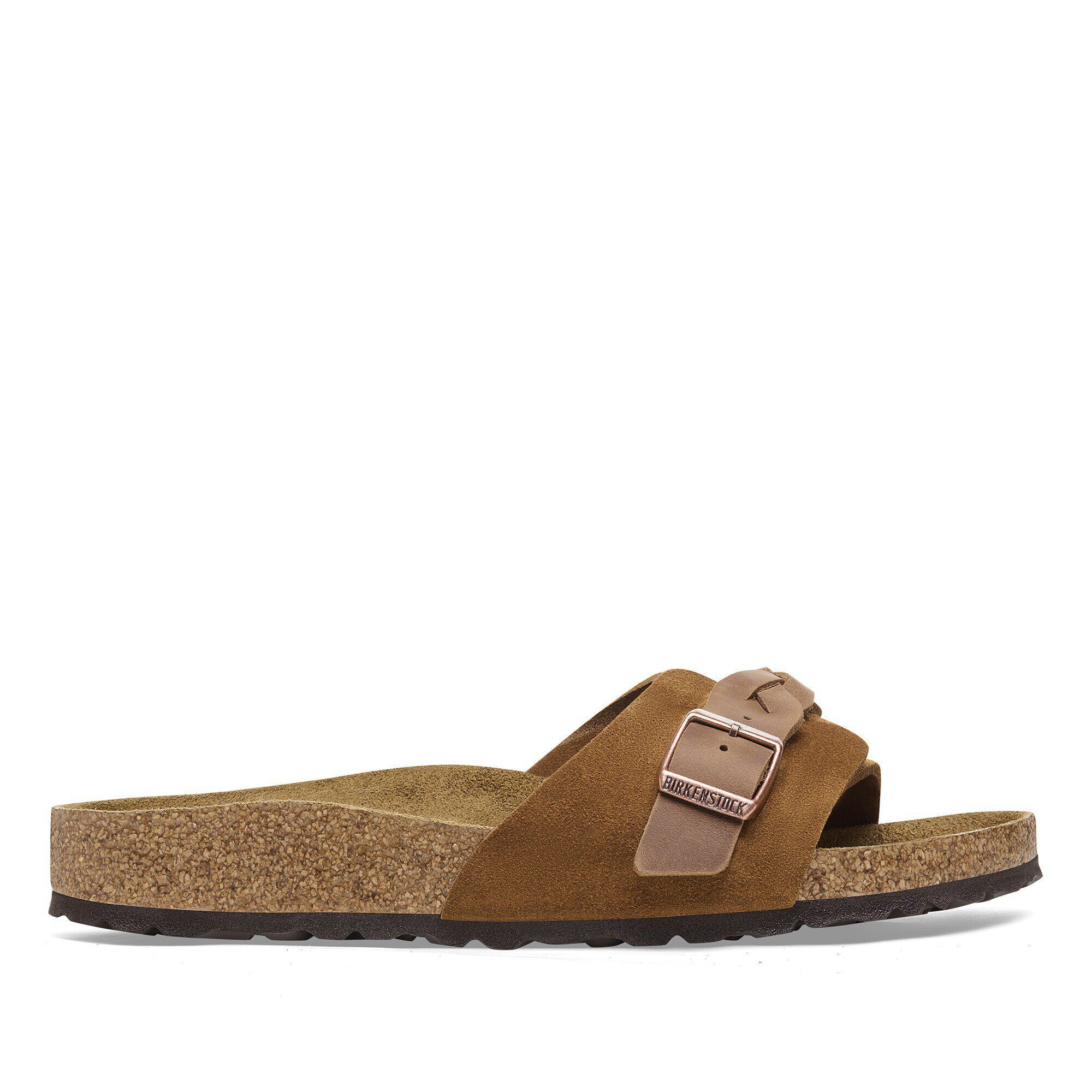 Birkenstock サンダル 41 ブラウン スエード Oita Braided / オオイタ ブレイデッド スエードレザー ミンク
