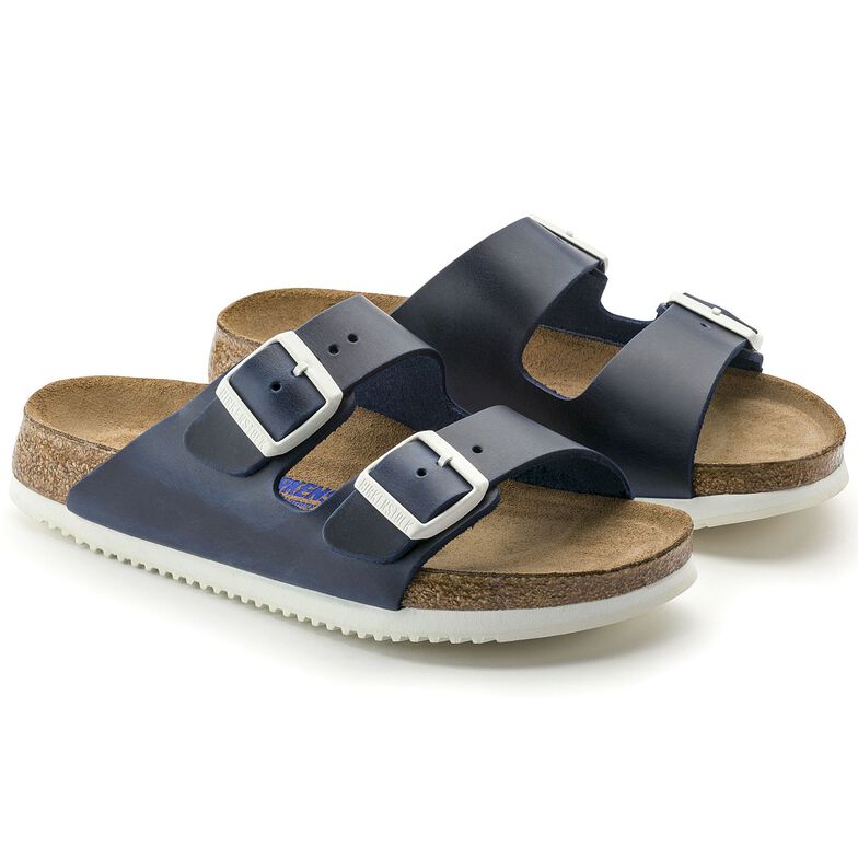 birkenstock arizona blue patent