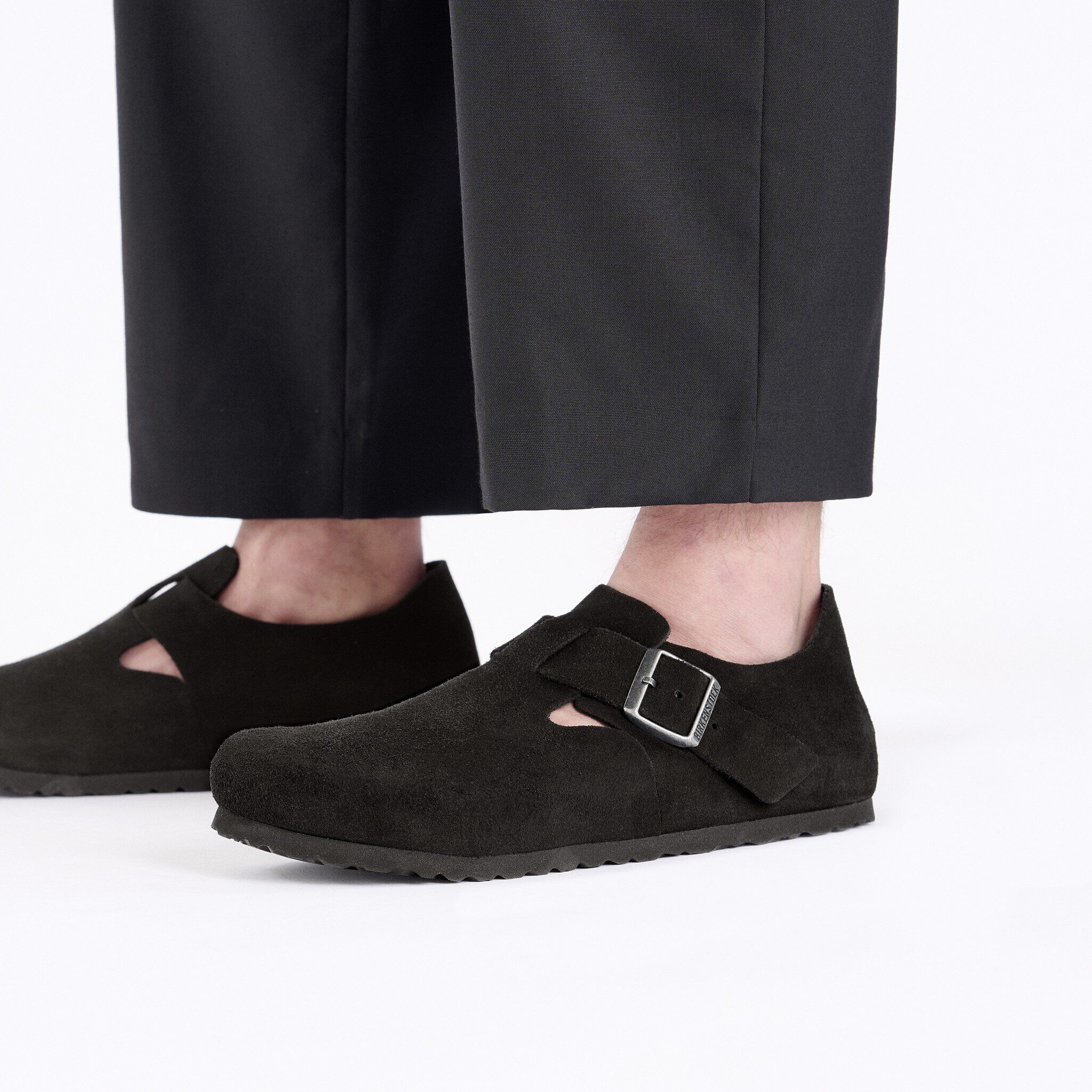 London / ロンドン スエードレザー ブラック | BIRKENSTOCK
