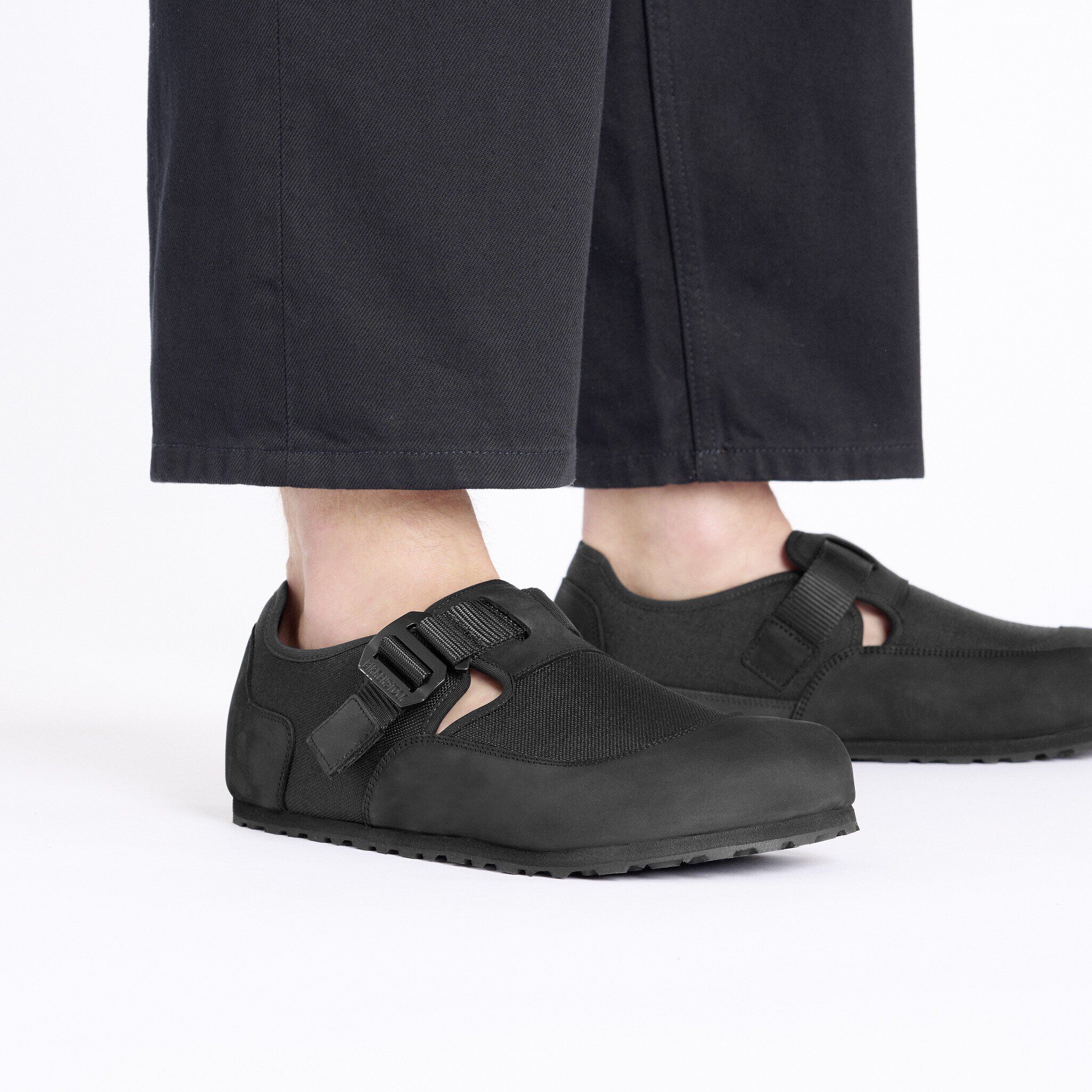 Birkenstock ロンドン 黒 BLACK 35 22.5 Birkenstock New w/ Box London Black Oiled Leather Regular