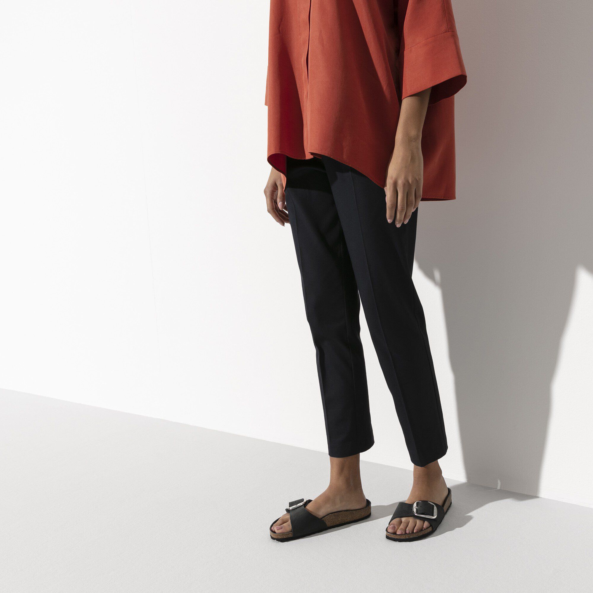 【美品】BIRKENSTOCK マドリッド ビッグバックル 37 ブラック Madrid Big Buckle / マドリッド ビッグバックル オイルドレザー