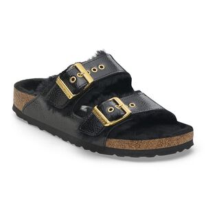 Arizona Shearling Eyelets Patent Leather