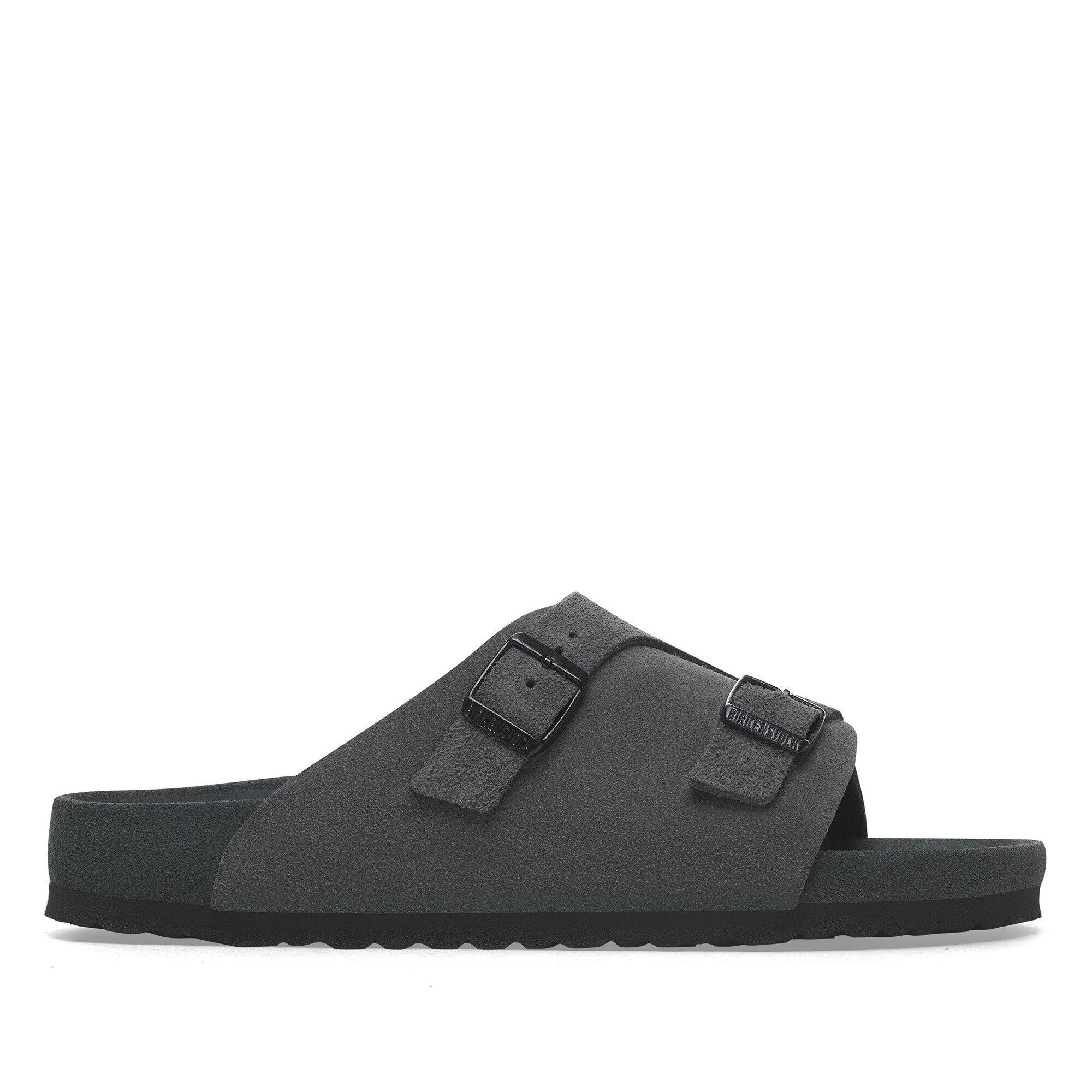 【BIRKENSTOCK】 Zurich BS Zürich Suede Leather Allover Charcoal | BIRKENSTOCK