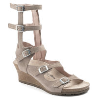 Elisa Suede Leather Smooth Taupe