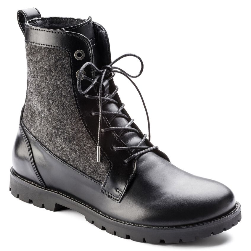 Gilford Natural Leather/Felt ブラック