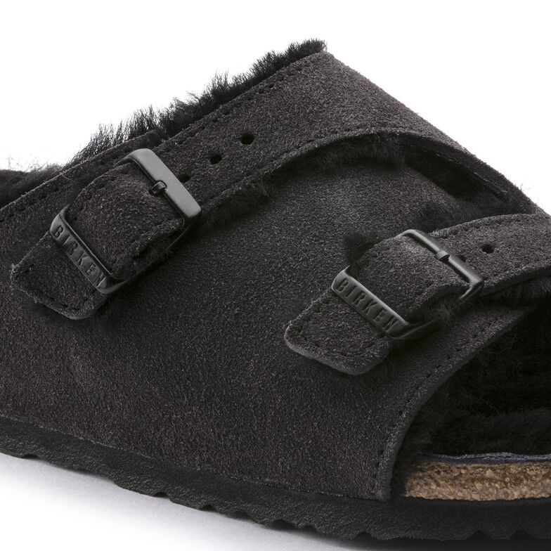 Zürich Lammfell Suede Leather Gunmetal Zürich Lammfell Suede Leather Gunmetal