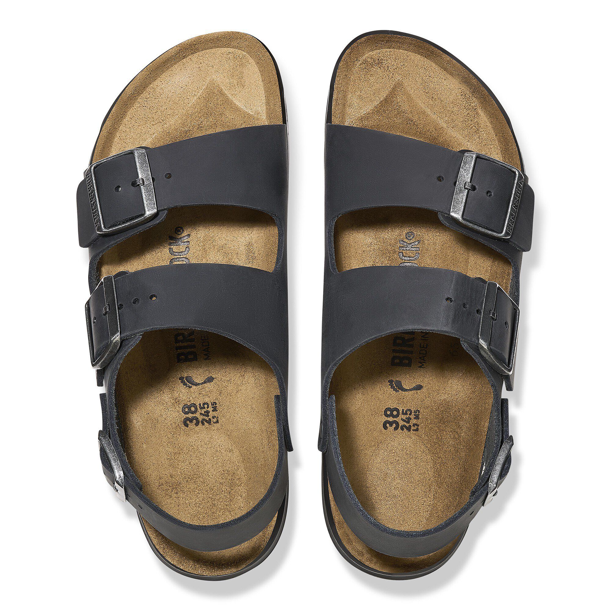 Milano Crosstown / ミラノ クロスタウン オイルドレザー ブラック | BIRKENSTOCK