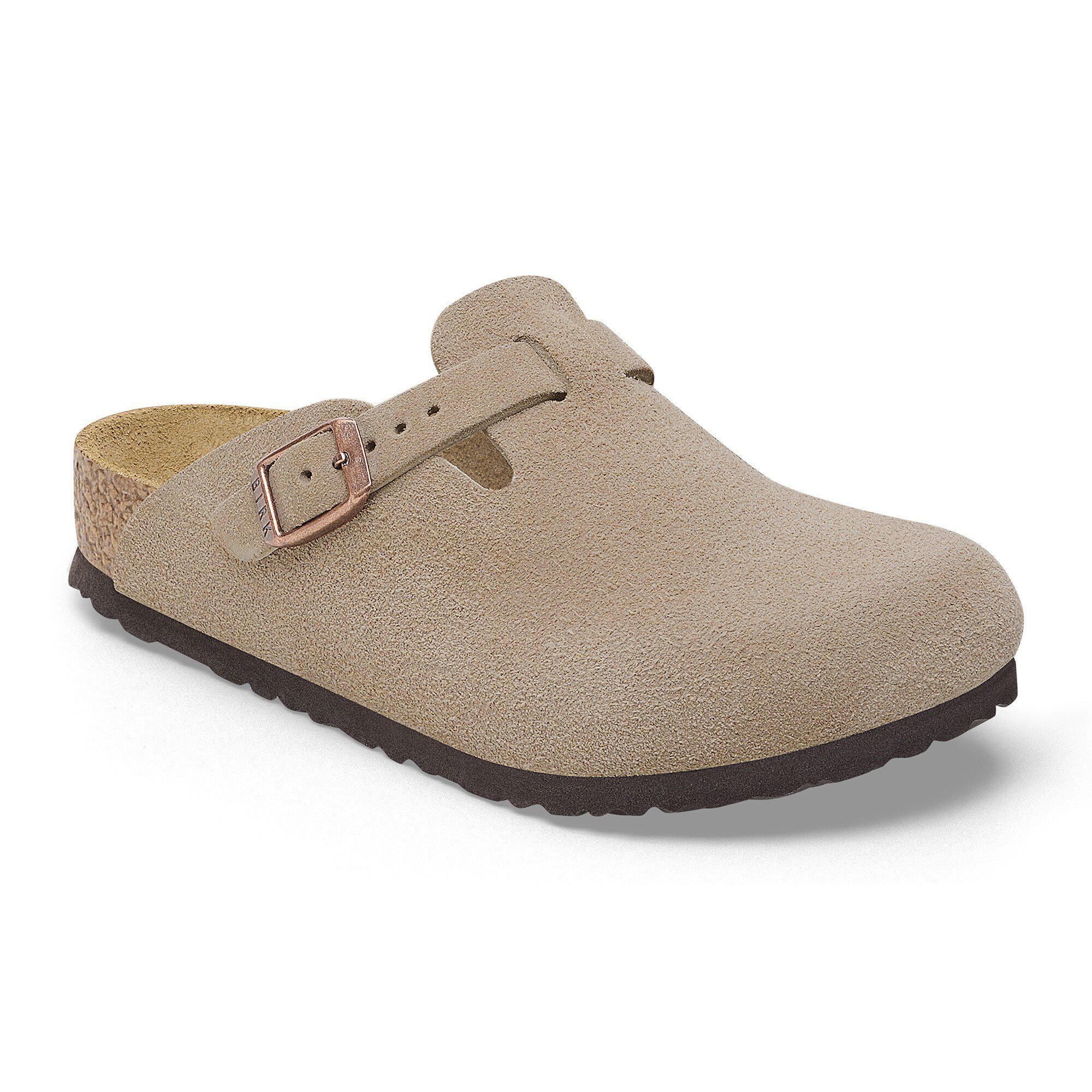 靴 BIRKENSTOCK BOSTON BS TAUPE Boston Kids BS Suede Leather Taupe | BIRKENSTOCK