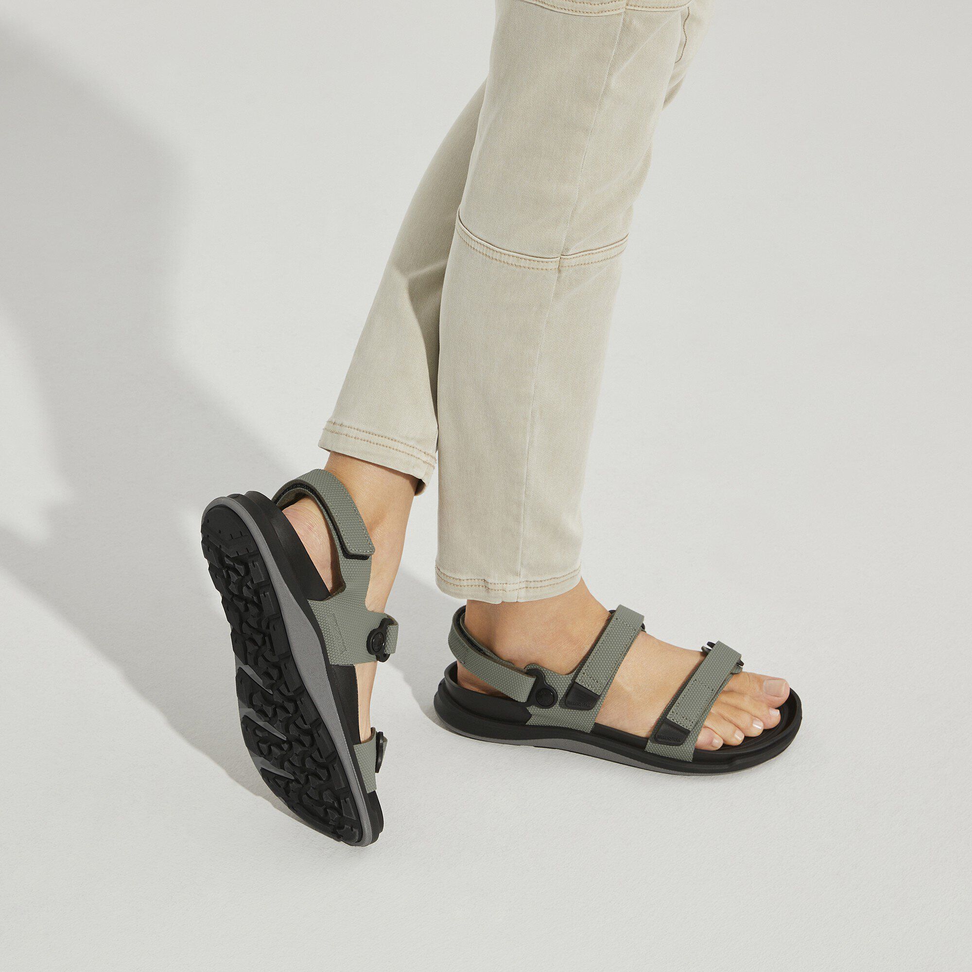 Kalahari Damen Birko Flor Futura Khaki BIRKENSTOCK