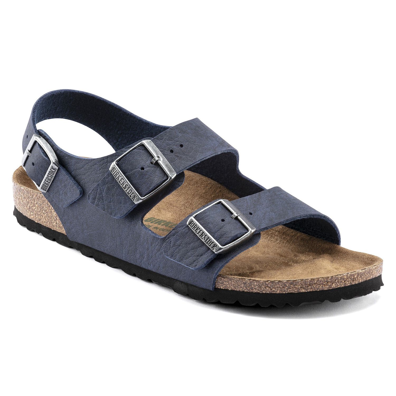 Birko Flor Saddle Matt Navy Shop Online At Birkenstock