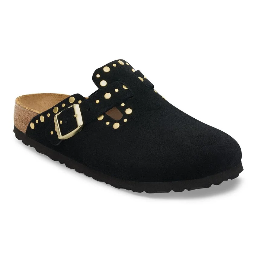 Boston Rivet Suede Leather Boston Rivet Suede Leather