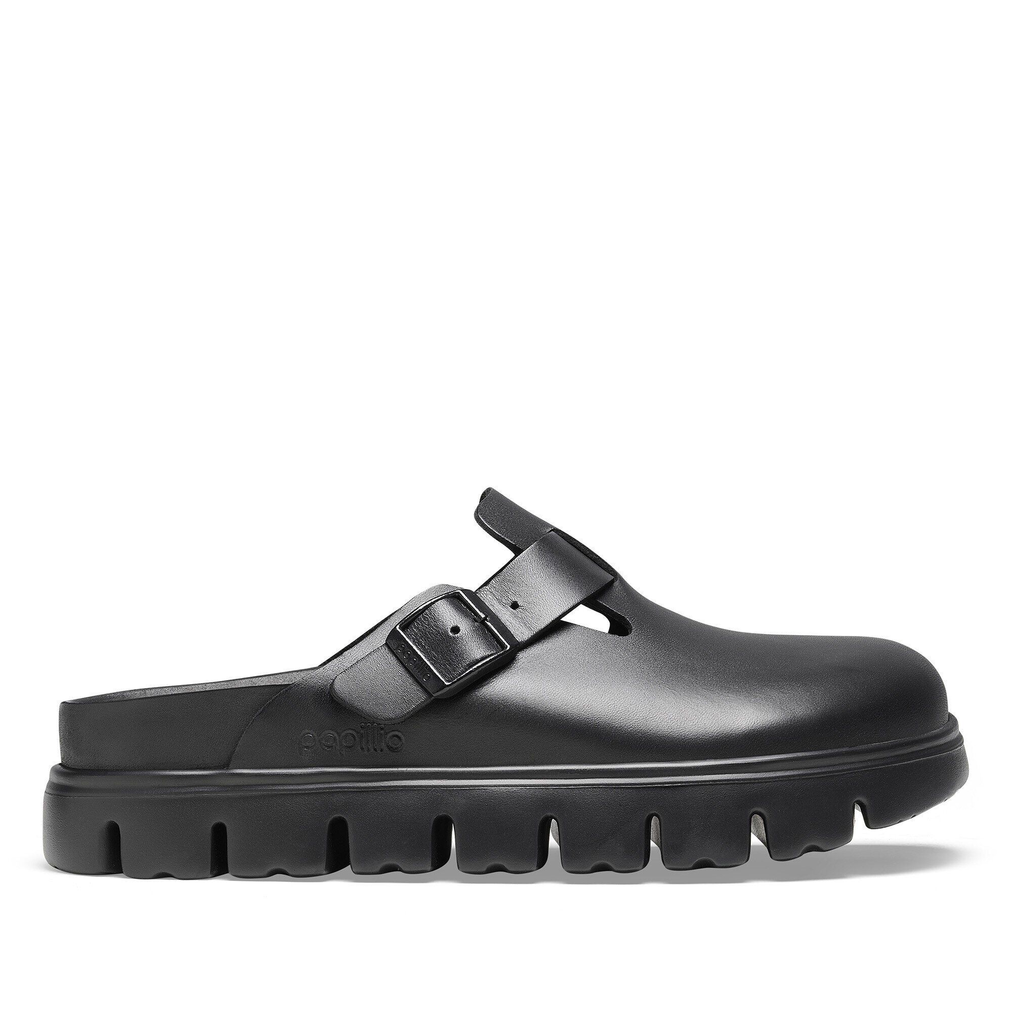 Birkenstock ボストン 39 ブラック Boston Chunky / ボストン チャンキー スムースレザー ブラック