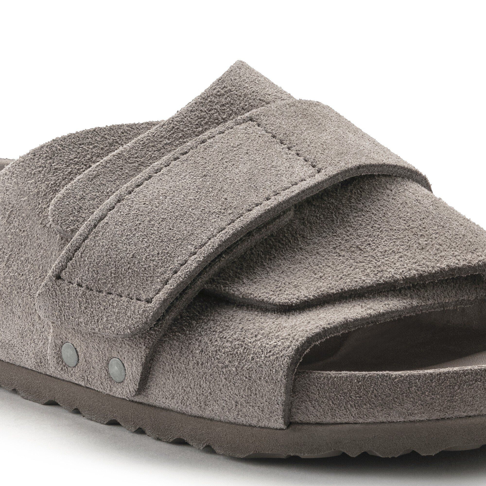 Kyoto Suede Leather Gray Taupe | BIRKENSTOCK