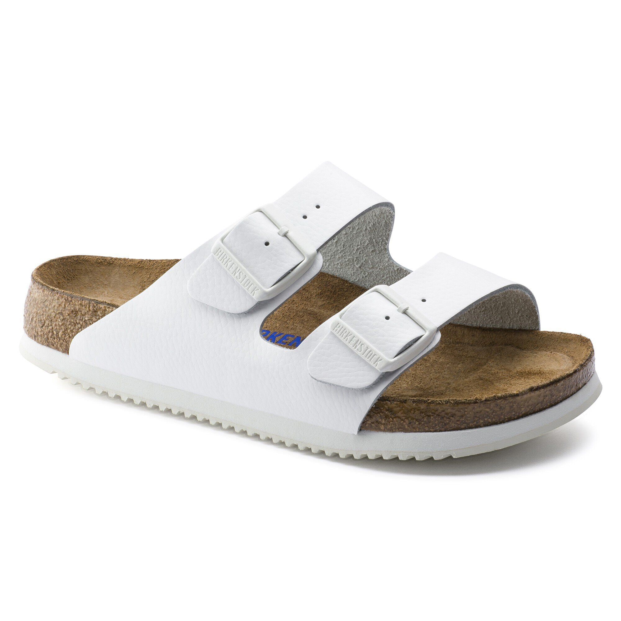 white foam birkenstocks