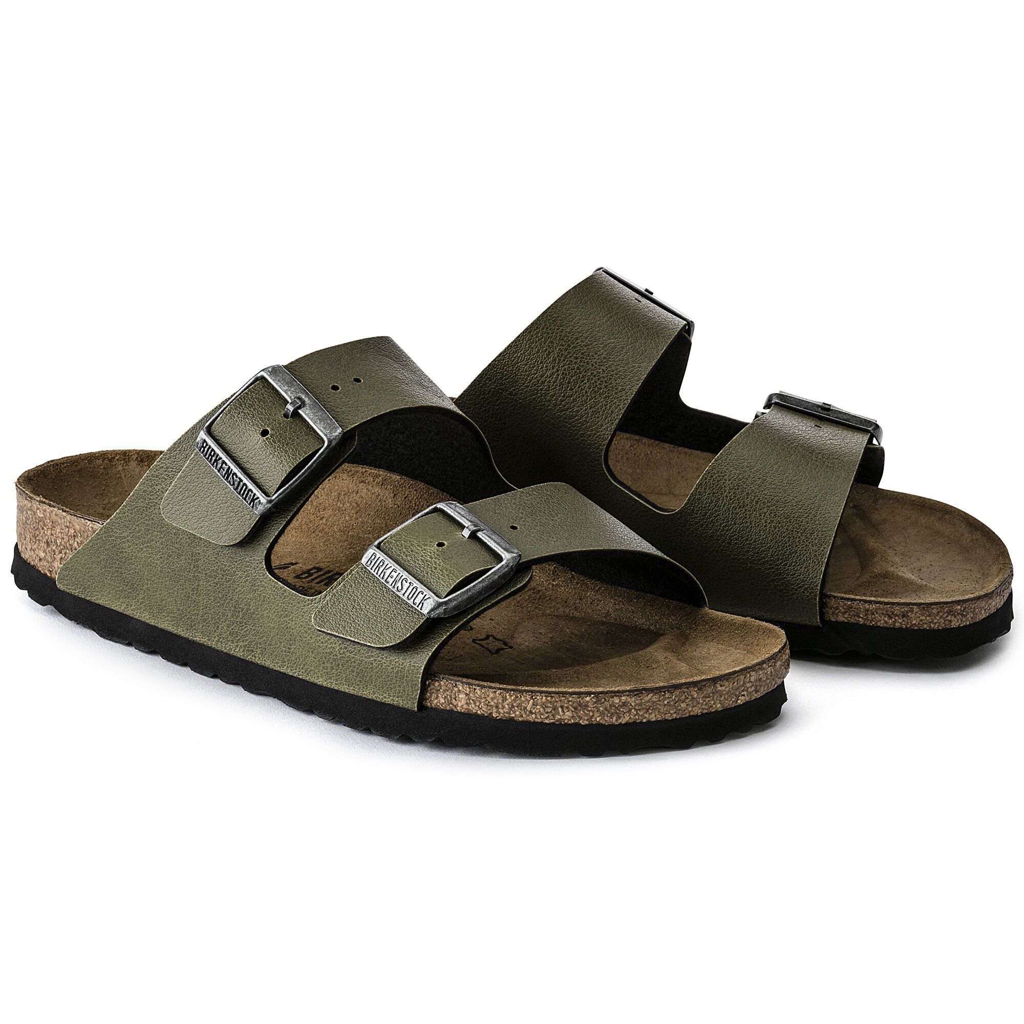 birkenstock arizona olive green